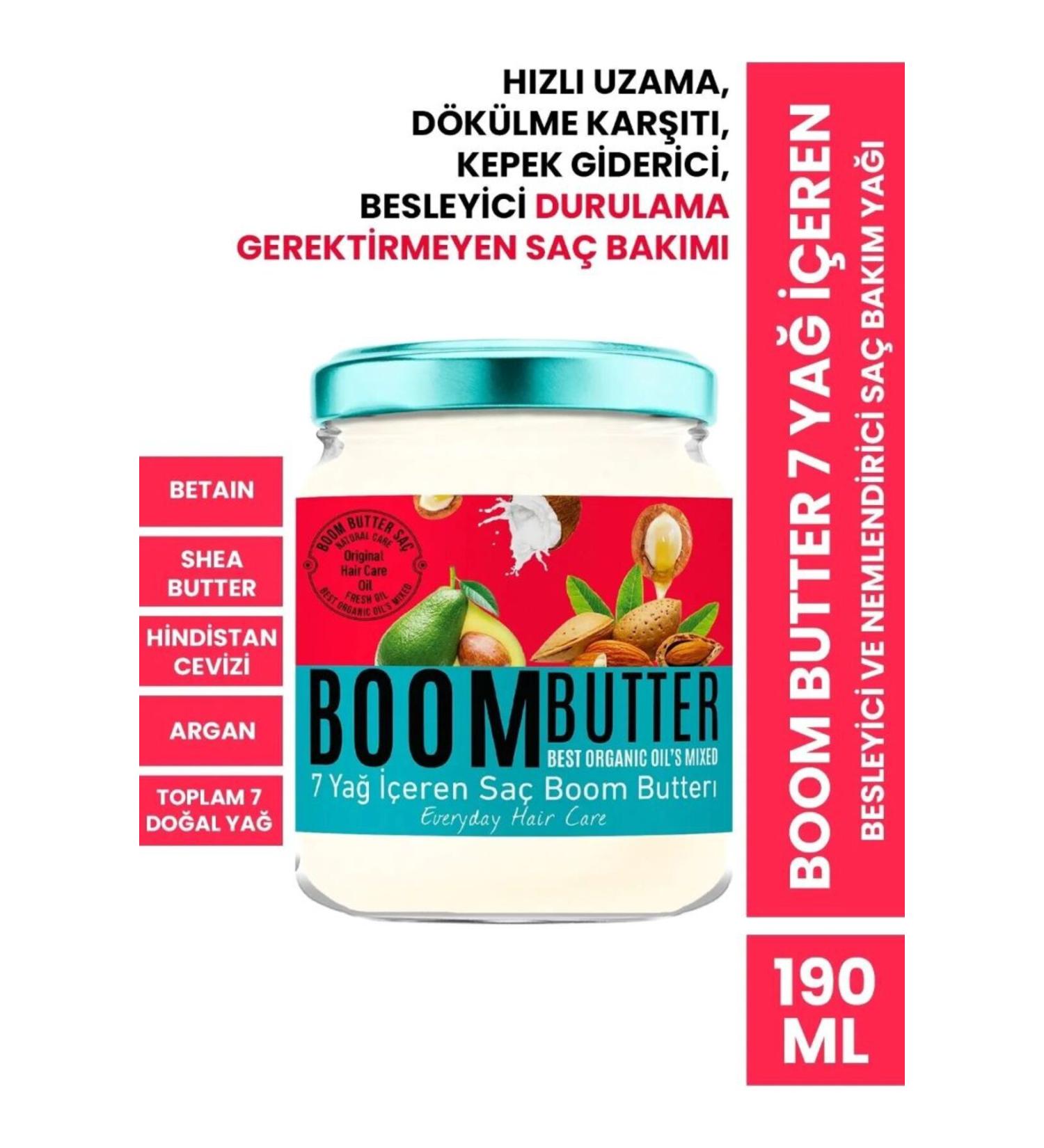 PROCSIN BOOM BUTTER 7 Oil Nourishing and Moisturizing Hair Care Oil 190 ml - Buy Online on GoSupps.com