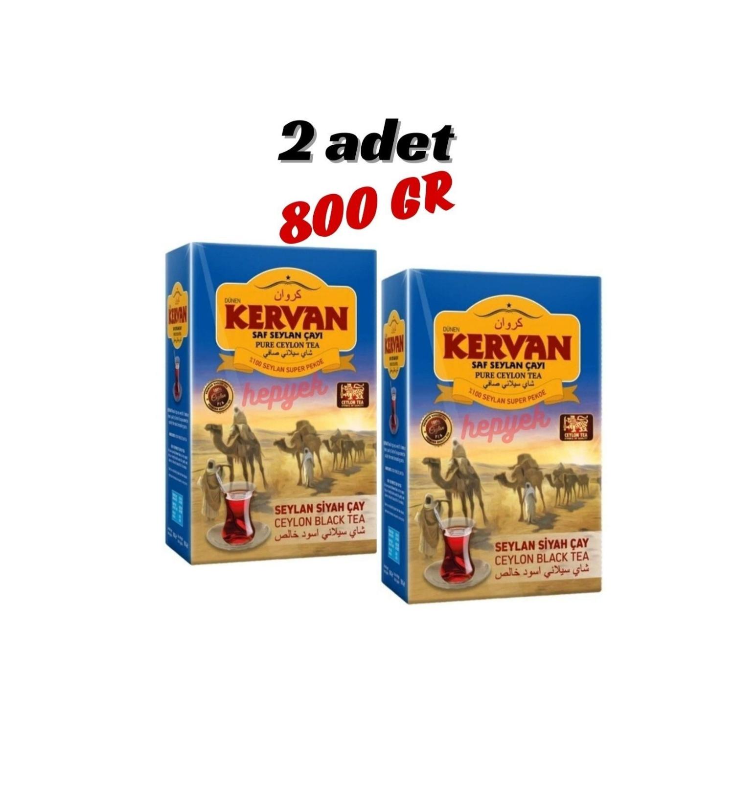 Kervan Imported Ceylon Black Tea 800 gr X2 Pack