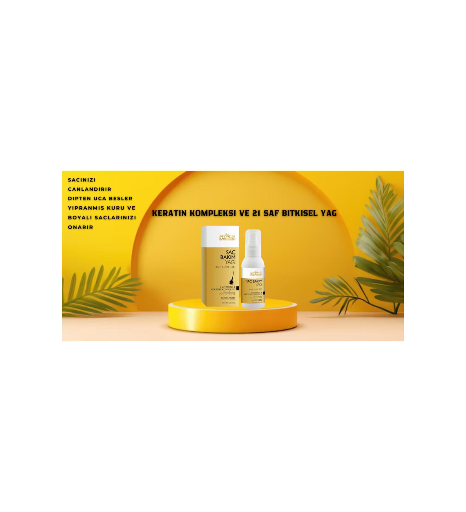 Bee Drop Vitamin E Keratin Complex Hair Care Oil
