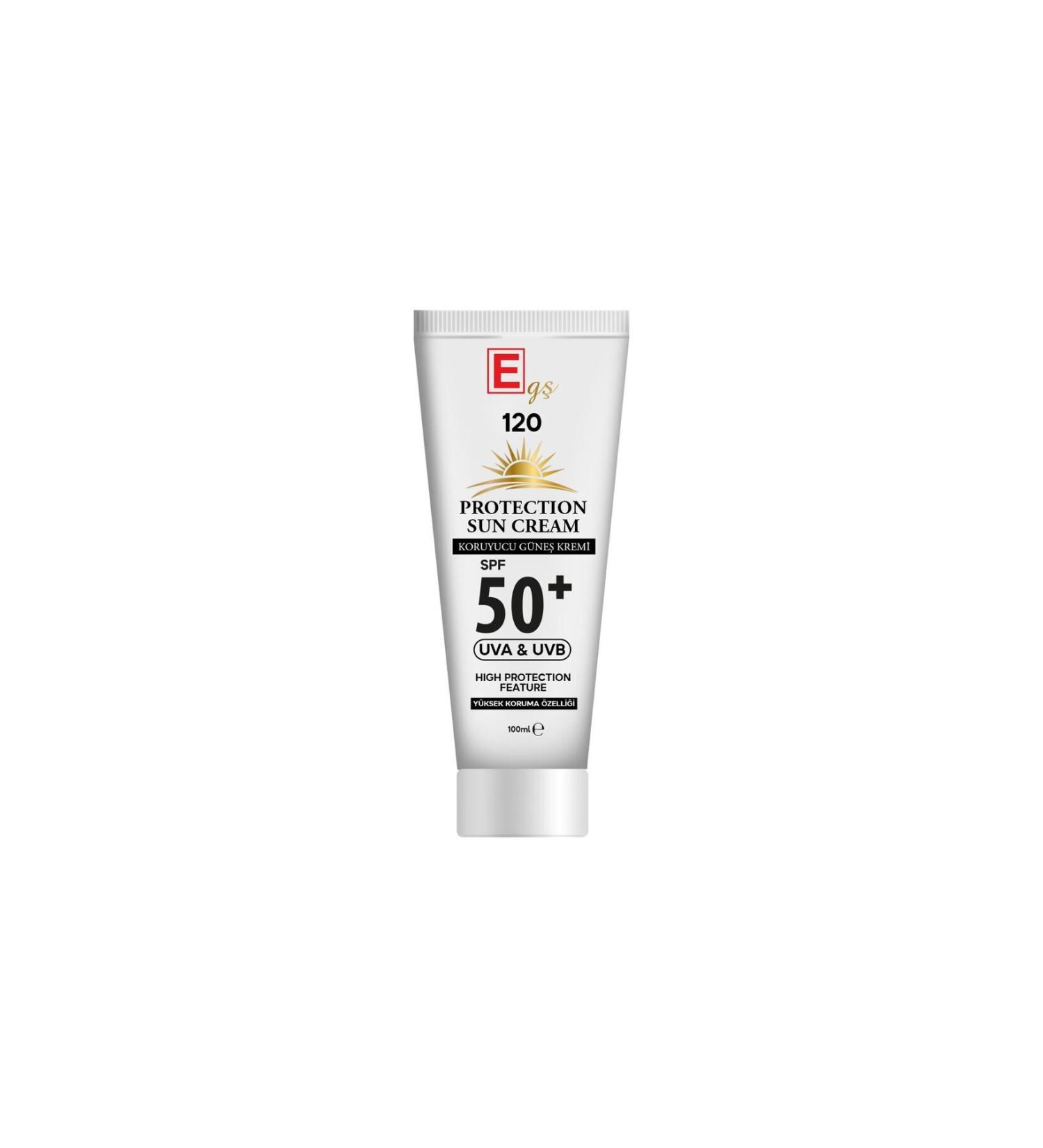 EG COSMETICS F 120 Protection Sun Cream 100 ml - Buy Online on GoSupps.com