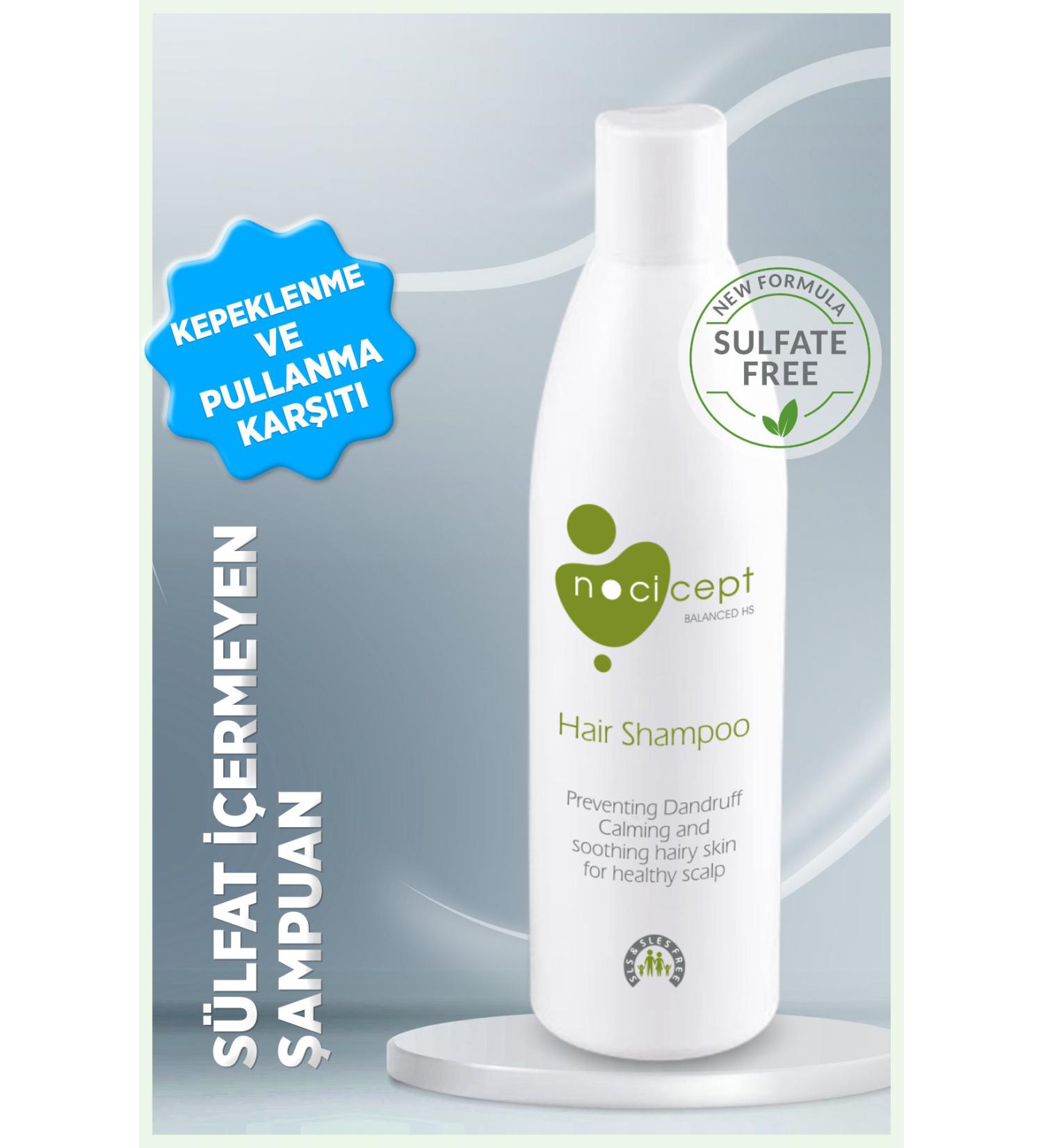 Nocicept Hair Shampoo 300 ml Soothing Sulfate-Free Hair Shampoo for Sensitive Scalps - Buy Online on GoSupps.com