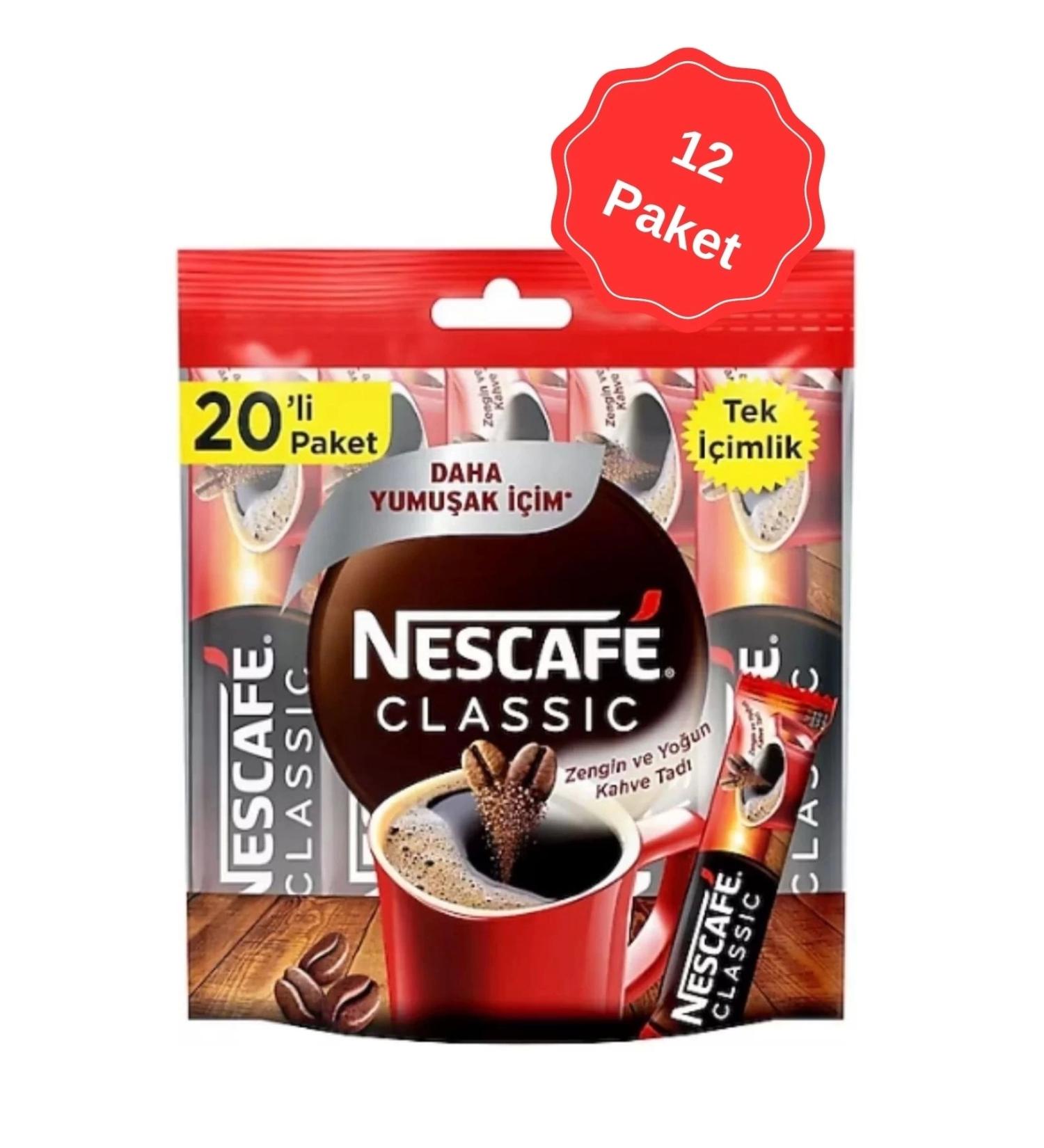 Nescafe Classic Single Serving Coffee 2G (20 Li x 12 Pack)