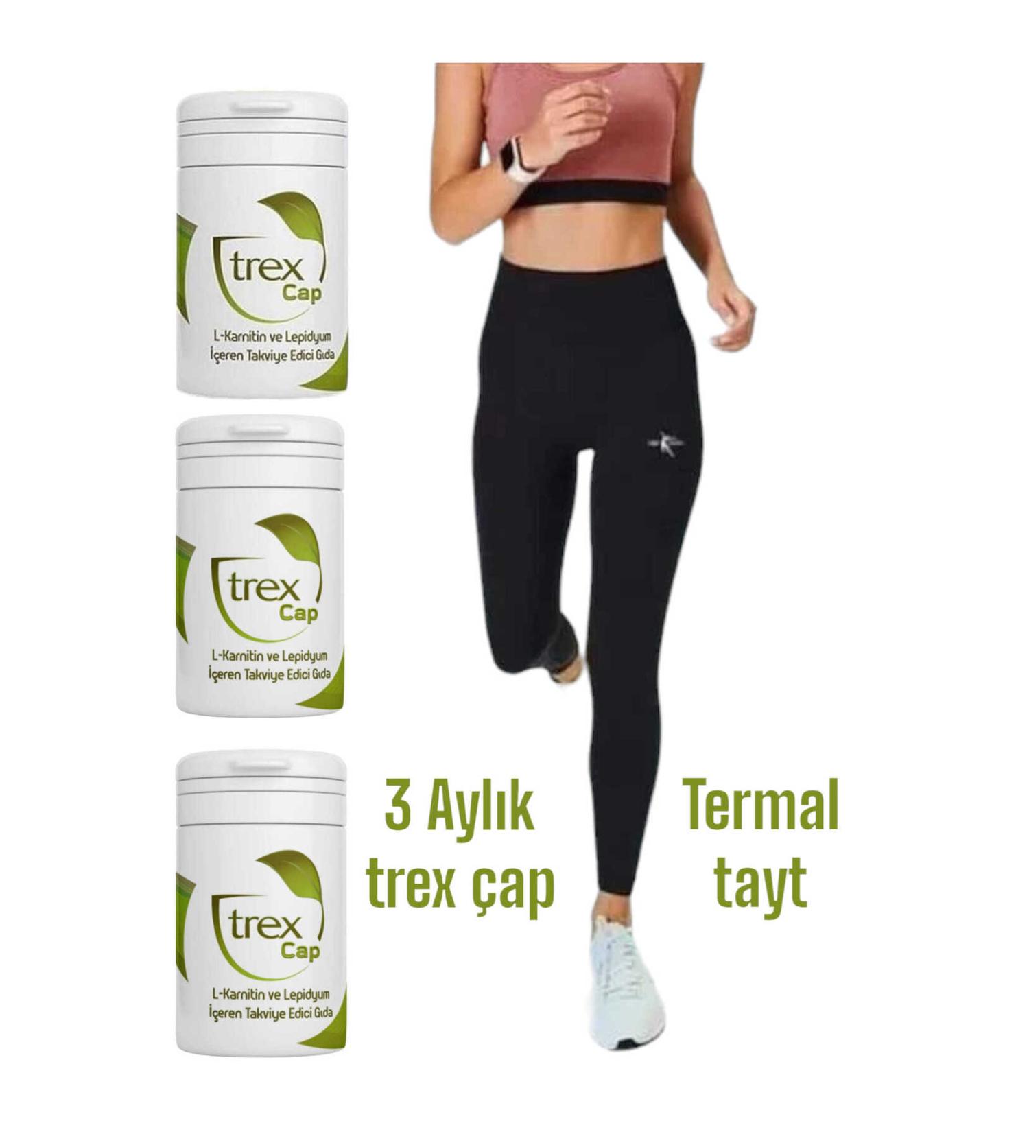 Trex Tea Trex Cap Supplementary Nutritional Capsule 3 Months and Thermal Tights