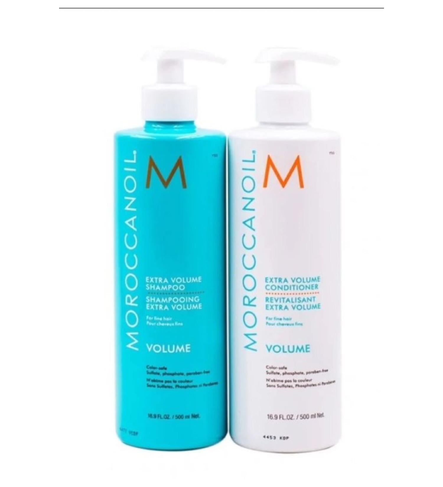 Moroccanoil Mororccanoil Volume Volume and Flexibility Enhancing Shampoo and Conditioner 16.9 FL.OZ.+16.9 FL.OZ.