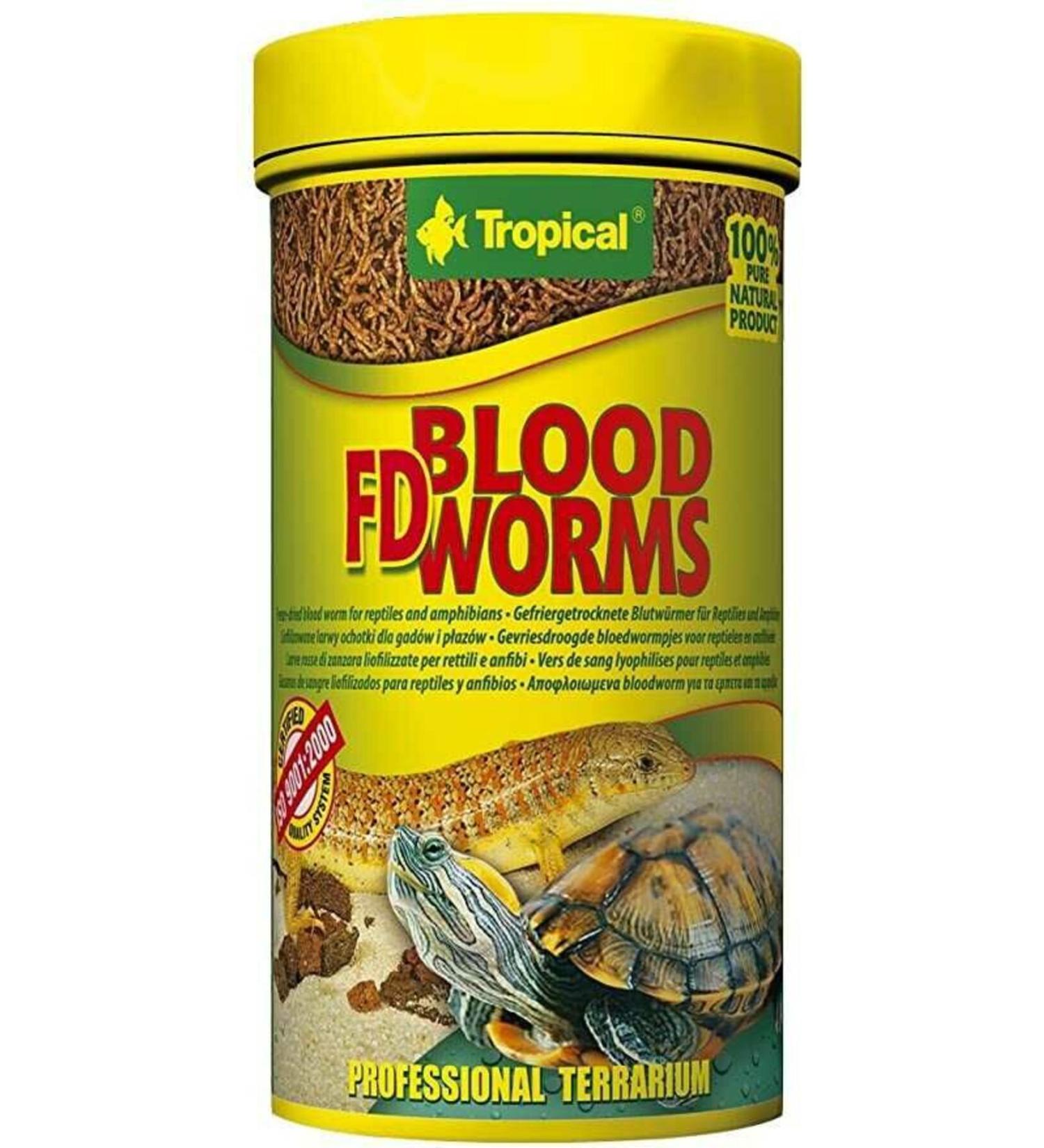 Tropical Fd Bloodworms Dried Bloodworms 100 ml 7 gr