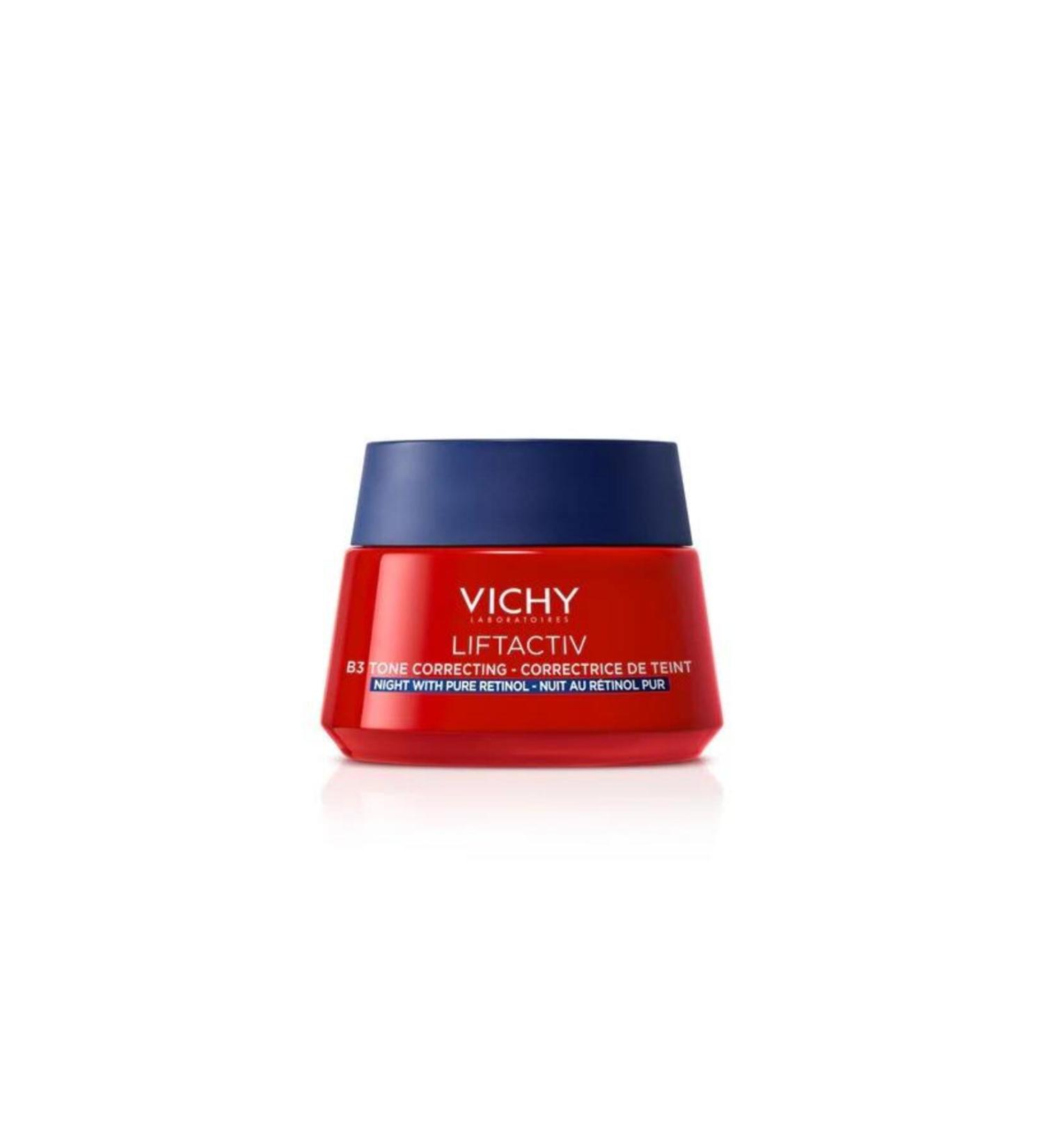 Vichy Liftactiv B3 Skin Tone Equalizing Night Cream with Retinol 50 ML - Buy Online on GoSupps.com