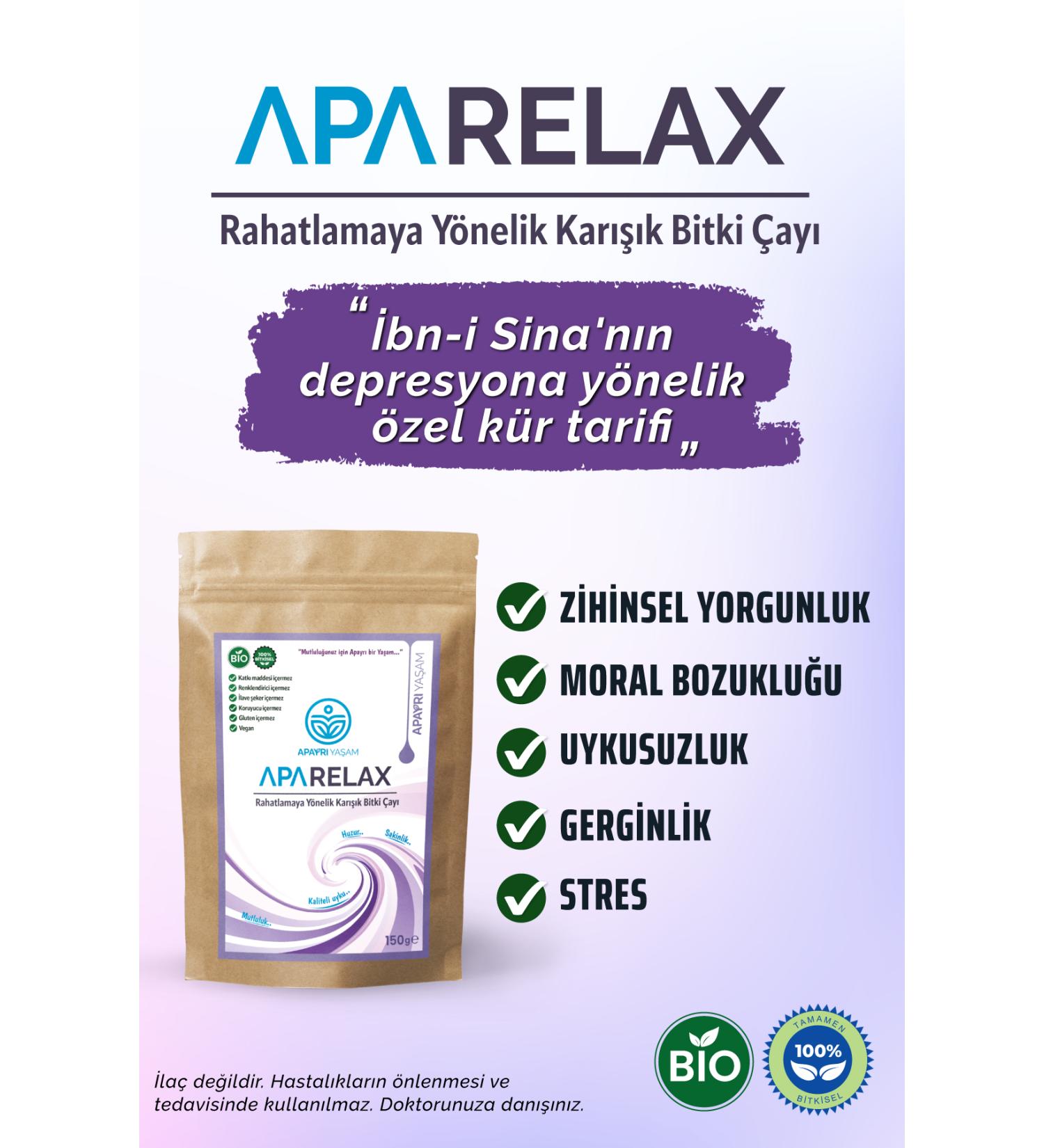 ApAy Ya am Sleep Regulator Stress Reliever Panic Attack Reliever Bio Tea Mix 100% Herbal Aparelax - Buy Online on GoSupps.com