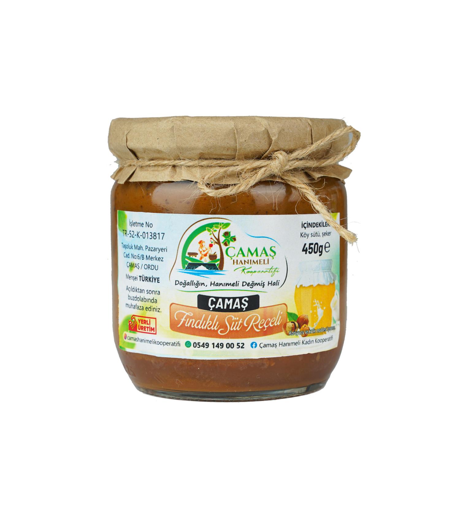 Ordu Organic Market Hazelnut Milk Jam 435 GR