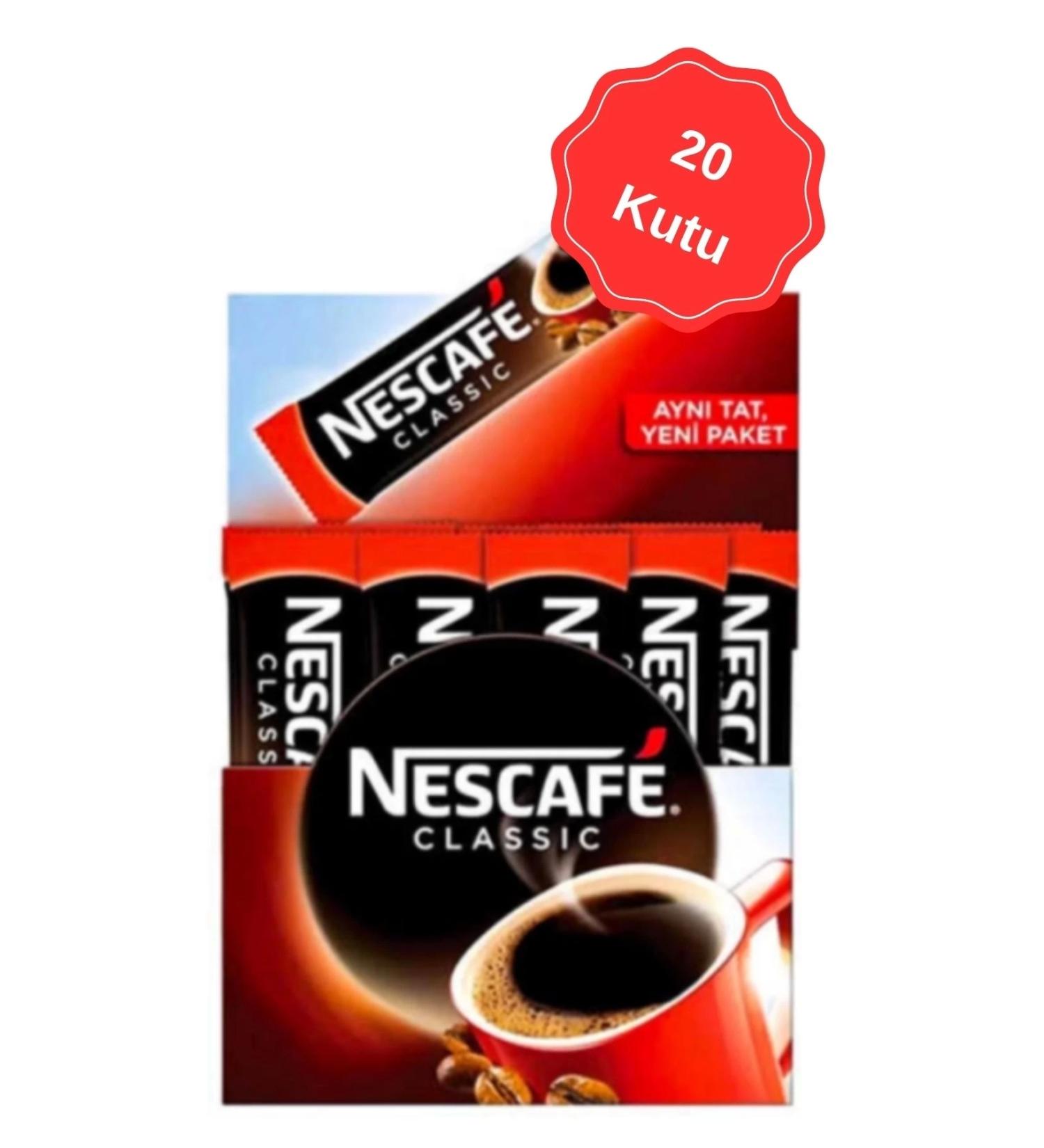 Nescafe Classic Single Serving Coffee 2G (50 Li x 20 Boxes)