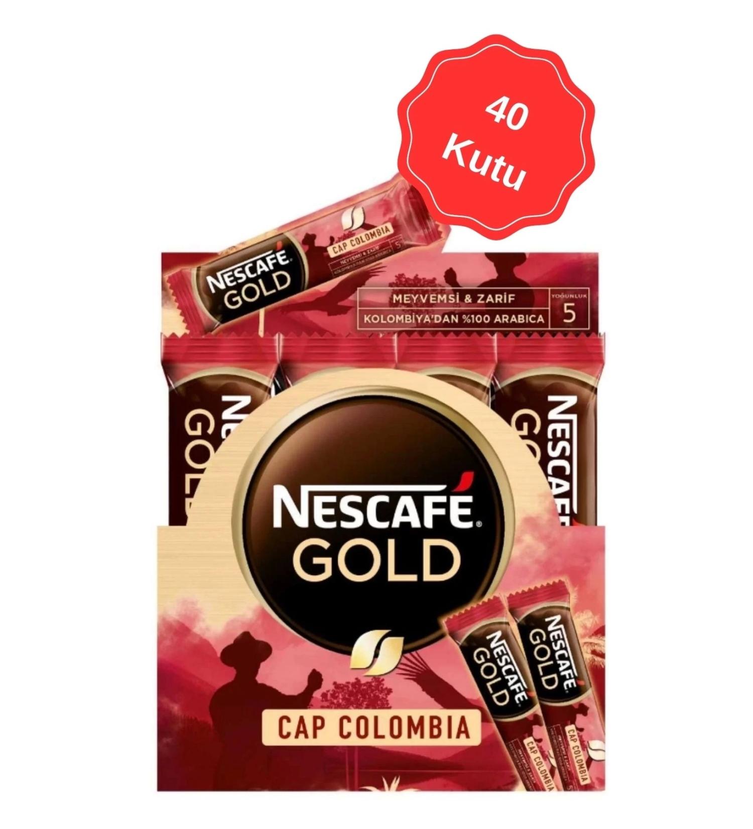 Nescafe Gold Colombia Coffee 2G (25 Li x 40 Boxes)