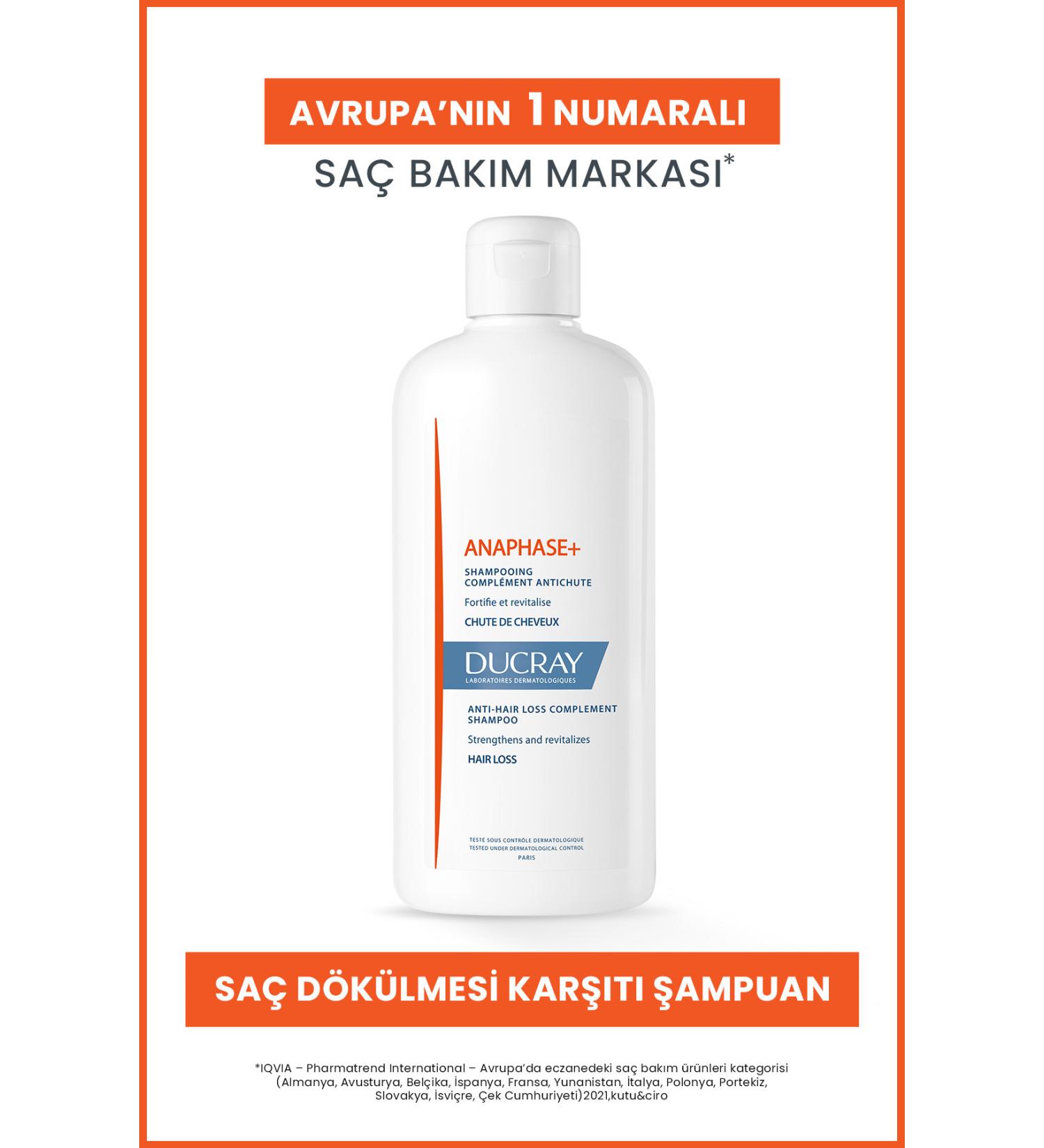 Ducray Anaphase+ Anti Hair Loss Shampoo 400ml - Buy Online on GoSupps.com