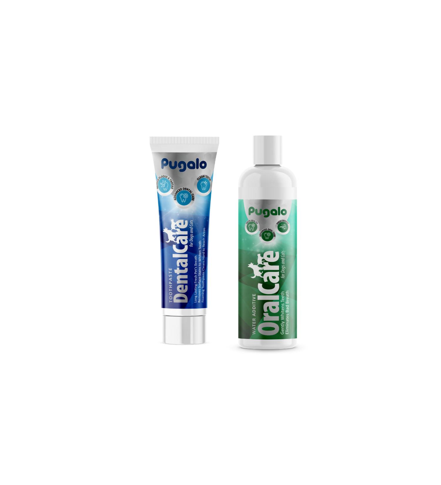 PUGALO CAT ORAL CARE PACKAGE OF 2