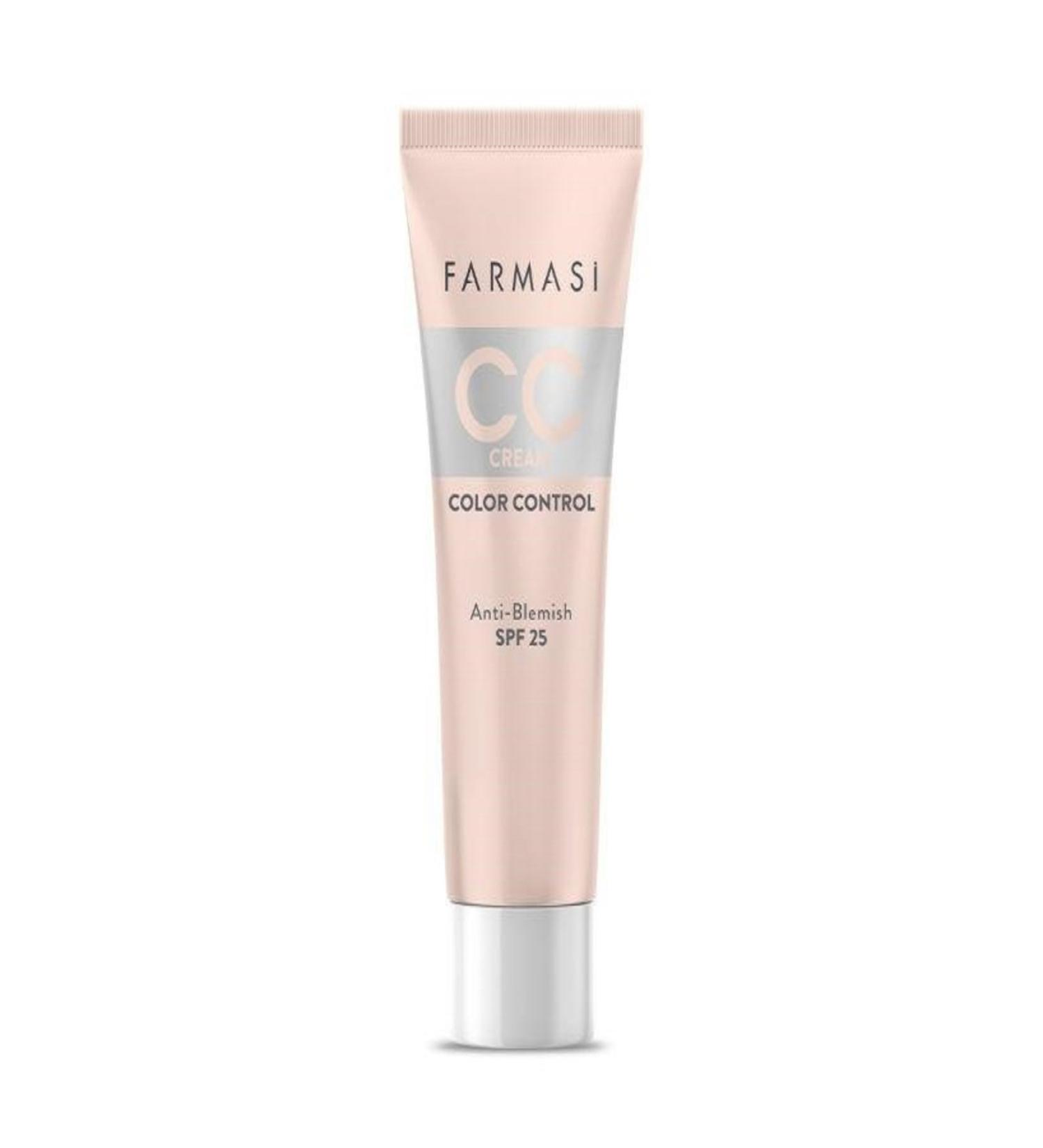 Farmasi CC Cream Color Control 01 Number 25 SPF Protection New Series 30 ml
