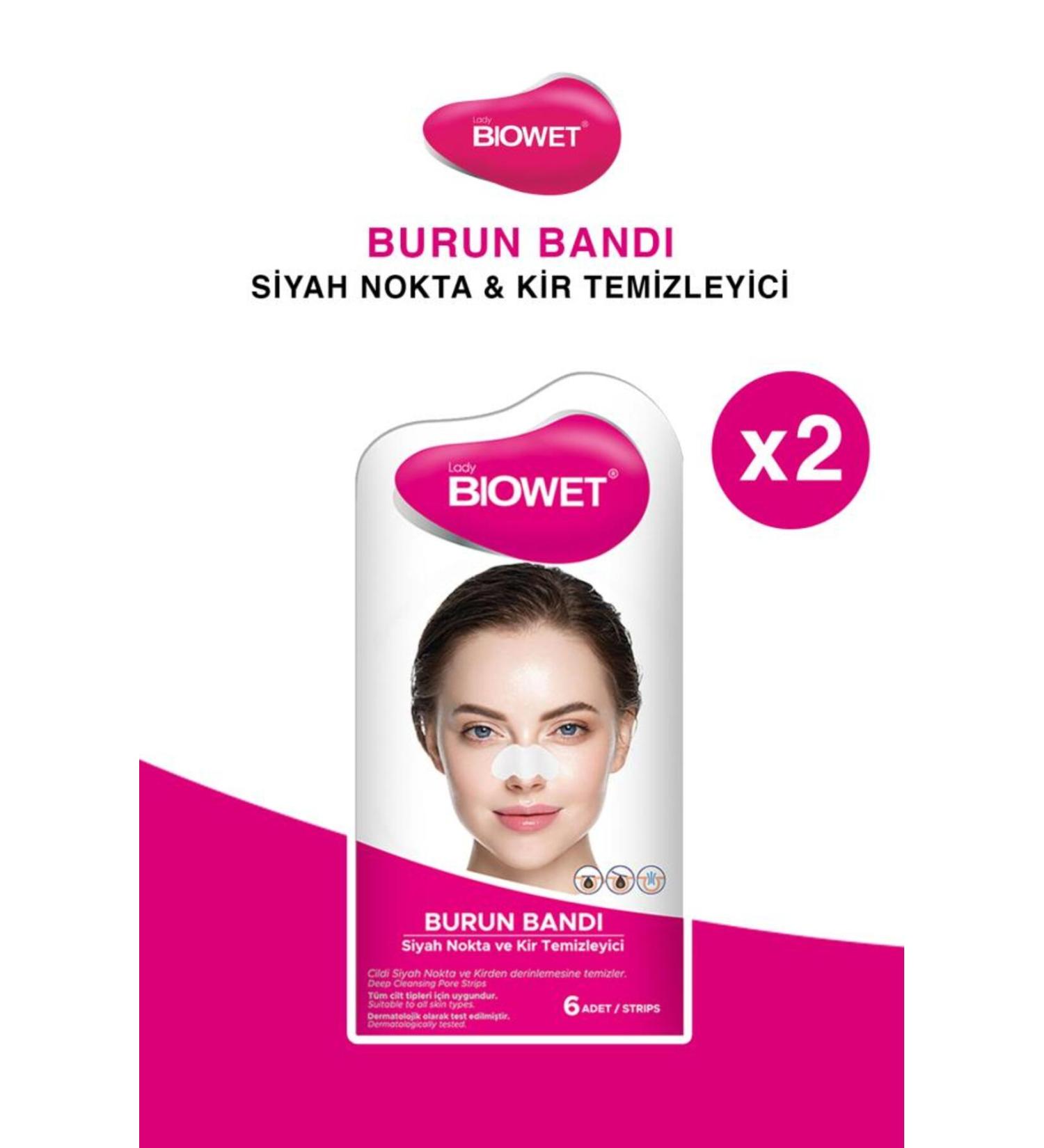 biowet Blackhead Remover Nose Strip X2