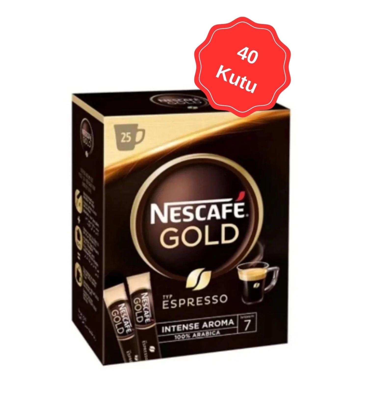 Nescafe Gold Espresso Coffee 2G (25Li x 40 Boxes)