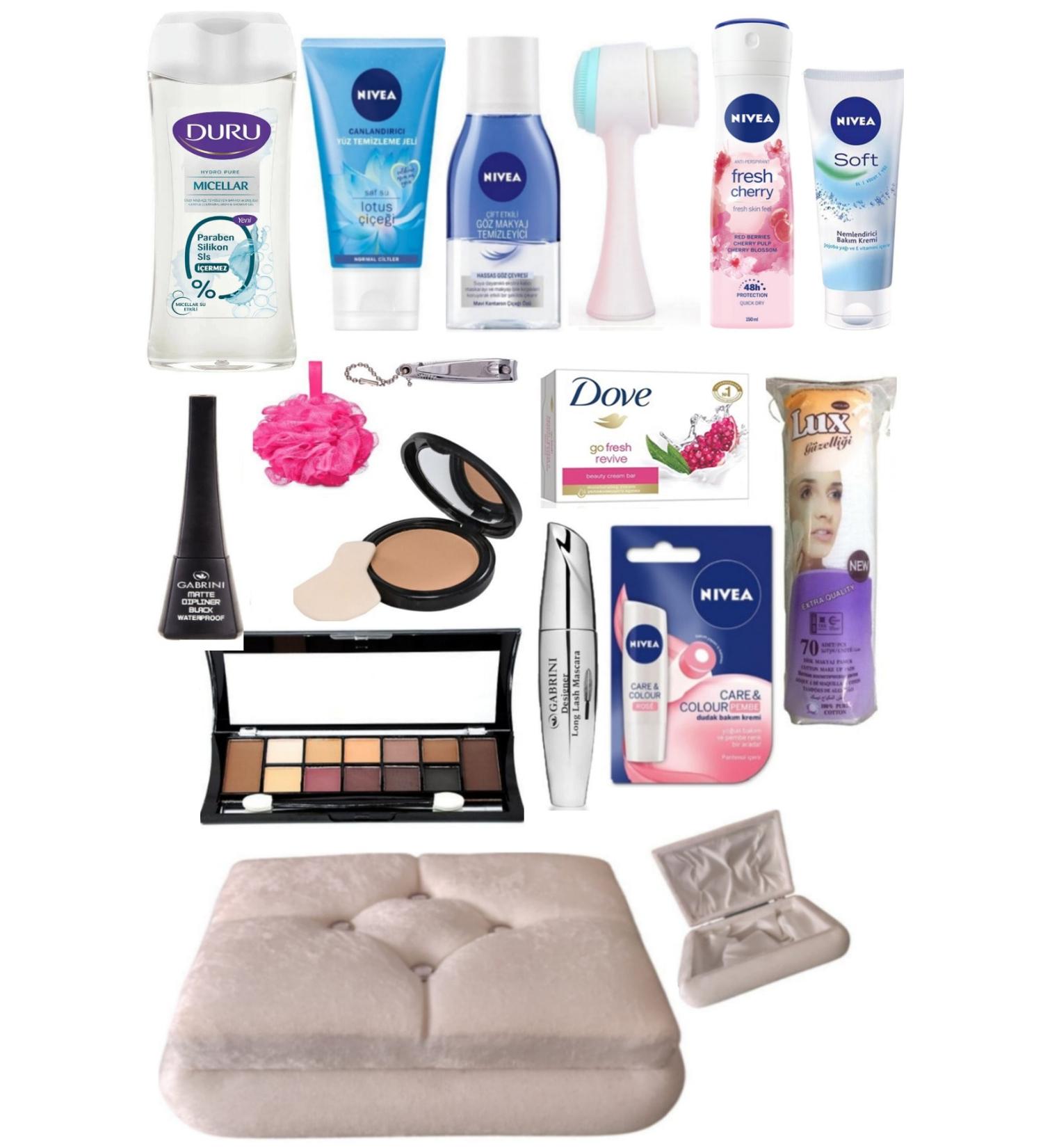 NIVEA Bride Engagement Wedding Chest Bundle Set - Bride Make-up Chest 16 Pieces