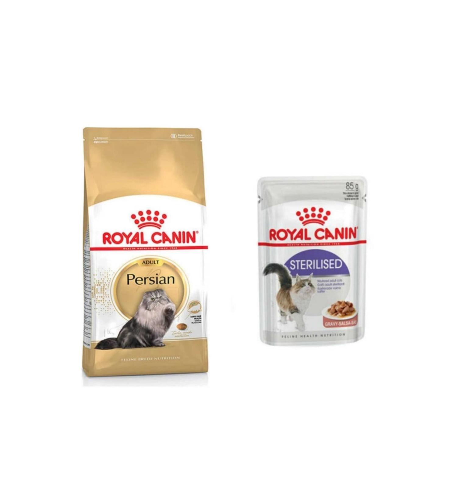 Royal Canin Persian Iran Cat Food 2 Kg + Sterilized Pouch 85 Gr