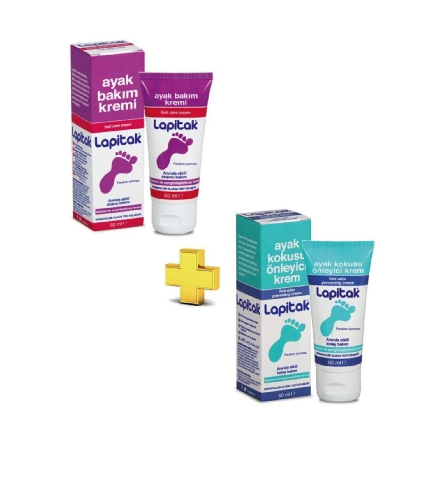 Lapitak Foot Care 60 ml Cream + Foot Odor Prevention Cream 60 ml