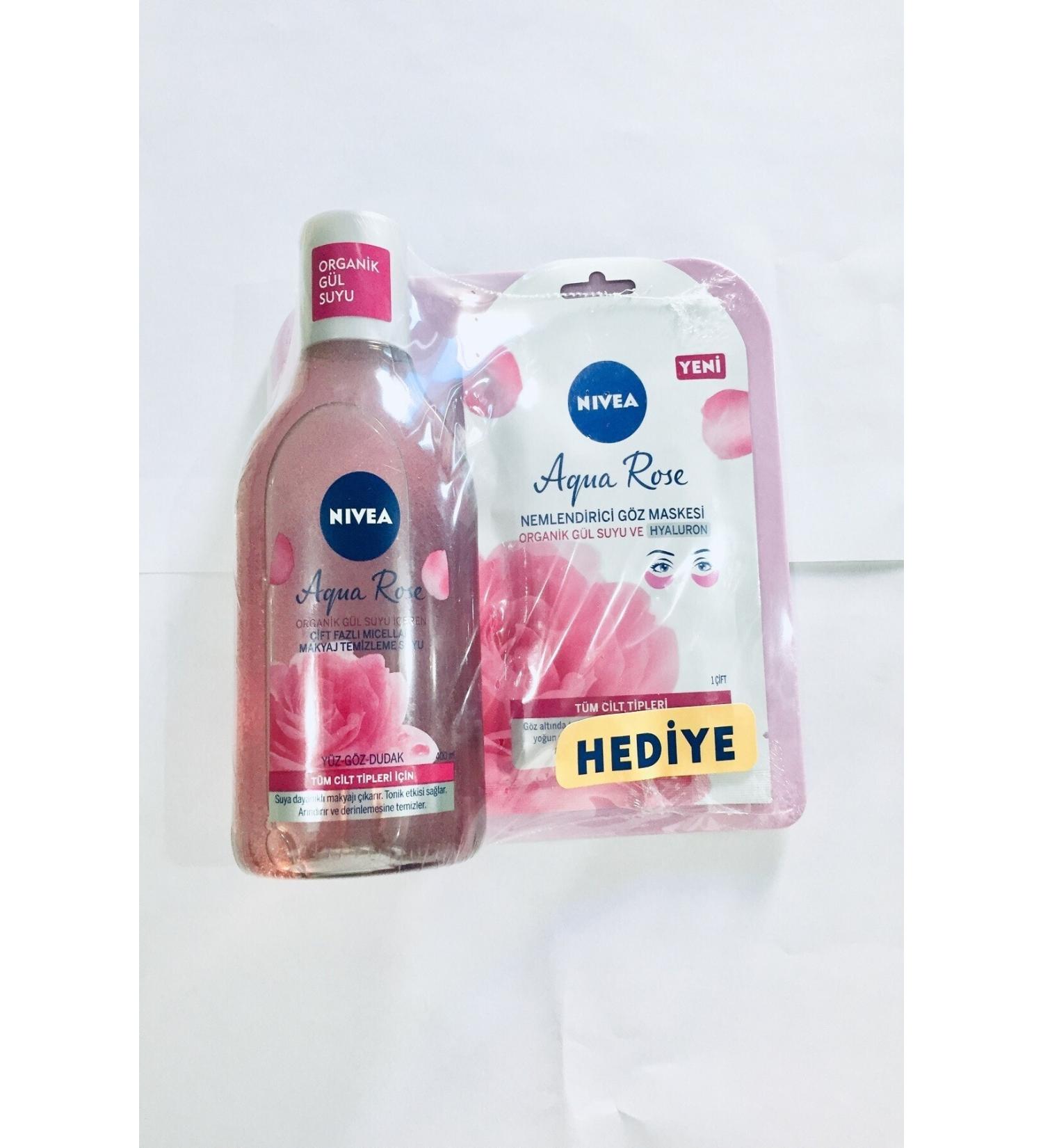 NIVEA Aqua Rose 400 ml Cleansing Water + Aqua Rose Mask