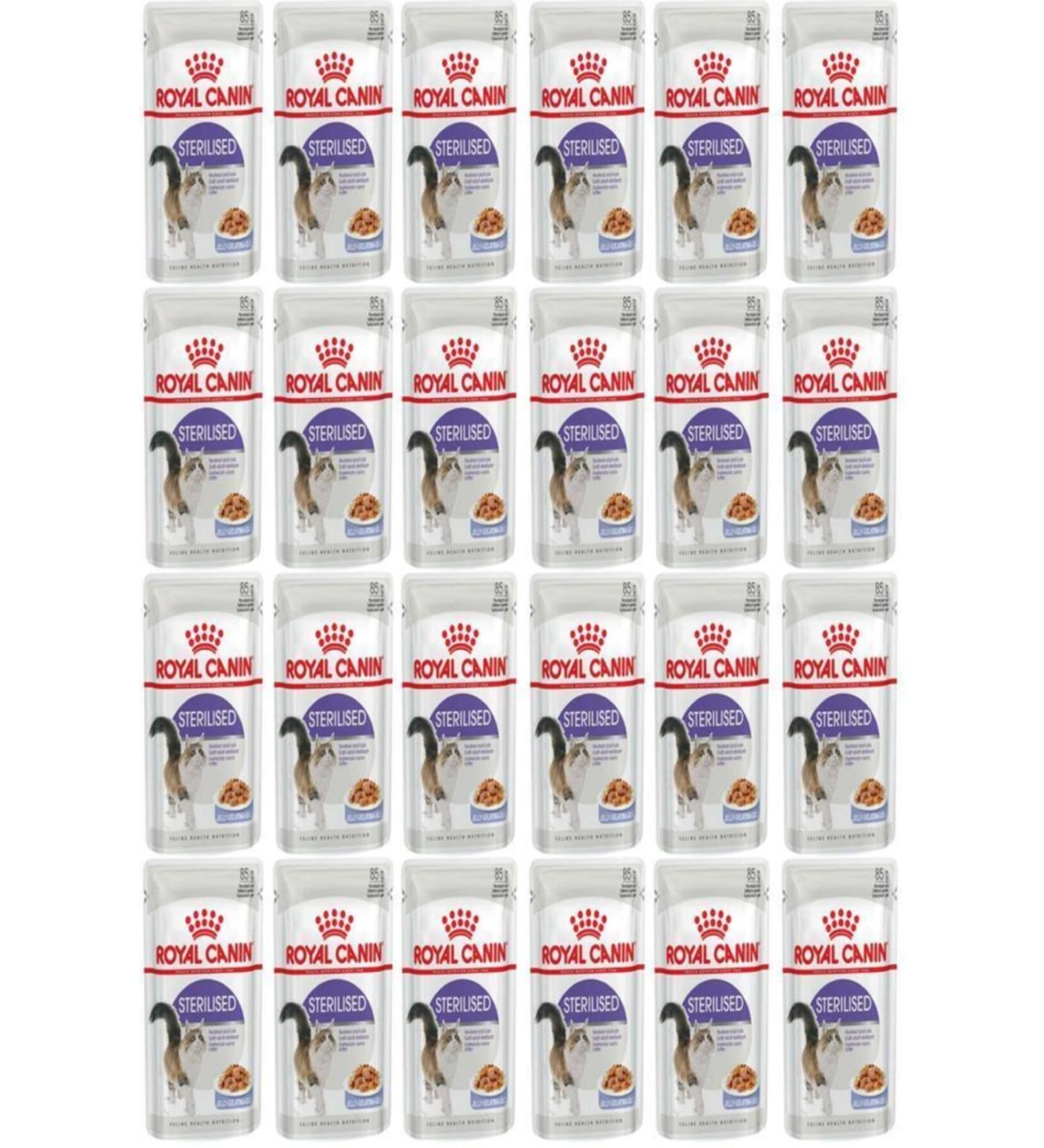 Royal Canin Jelly Sterilized Wet Cat Food 85 Gr 24 Pieces