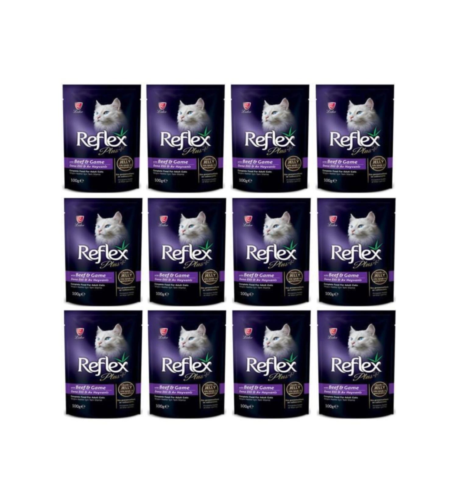 Reflex Reflex Plus Lamb Liver Cat Canned Food 100 Gr SET OF 12