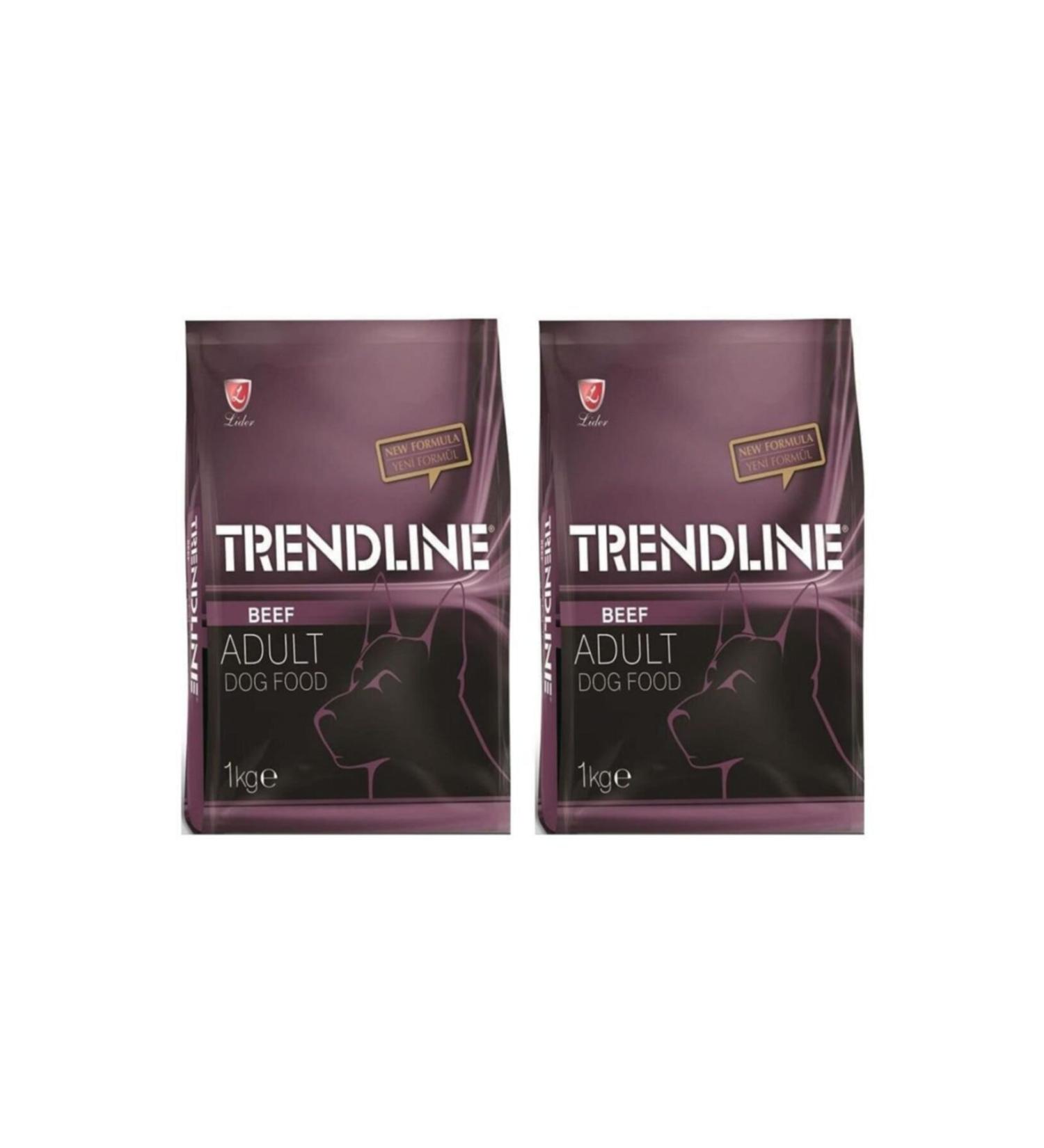 Trendline Steak Adult Dog Food 1 Kg 2 Pieces