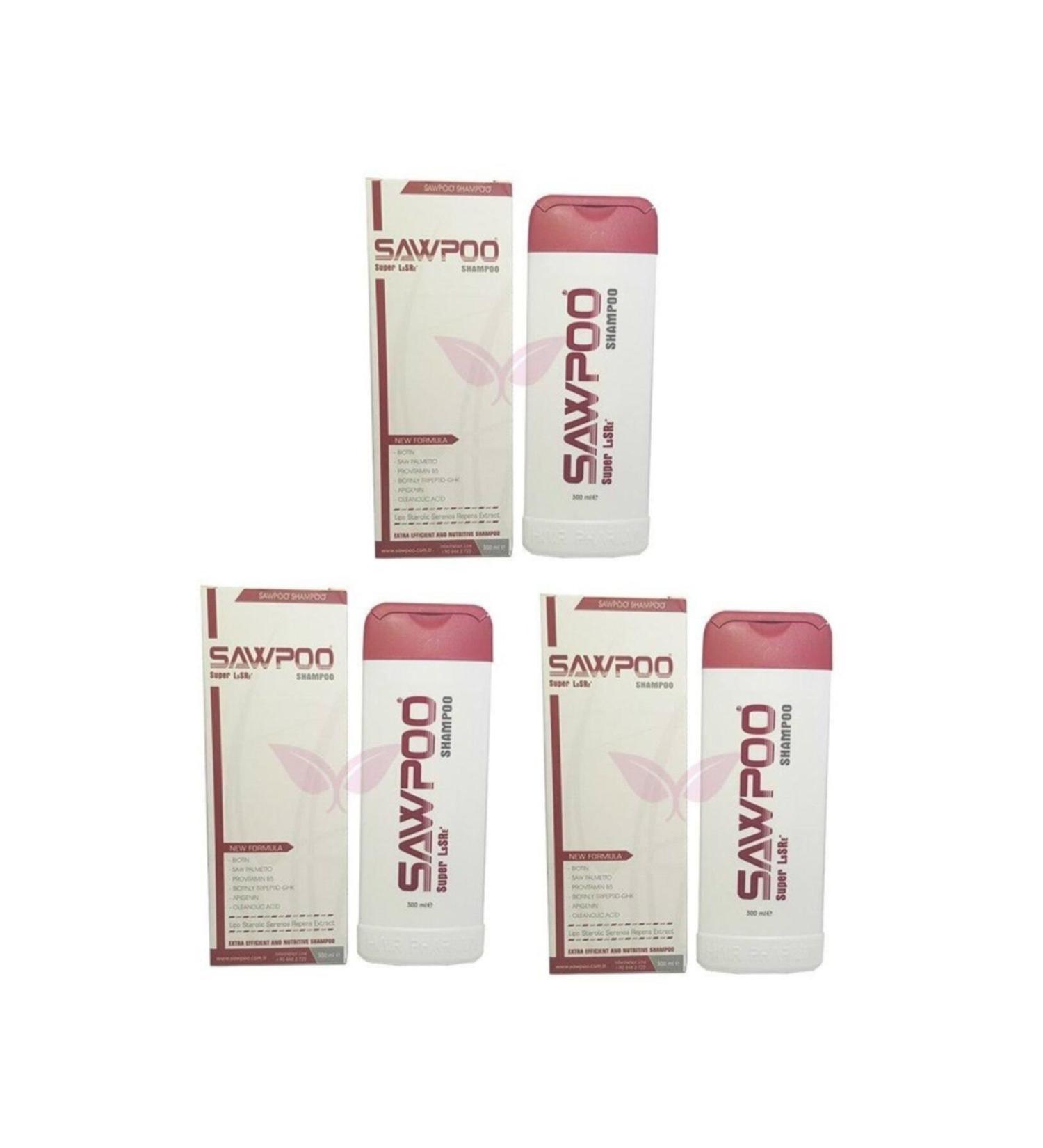 Sawpoo 300 Ml Shampoo 3 Pieces