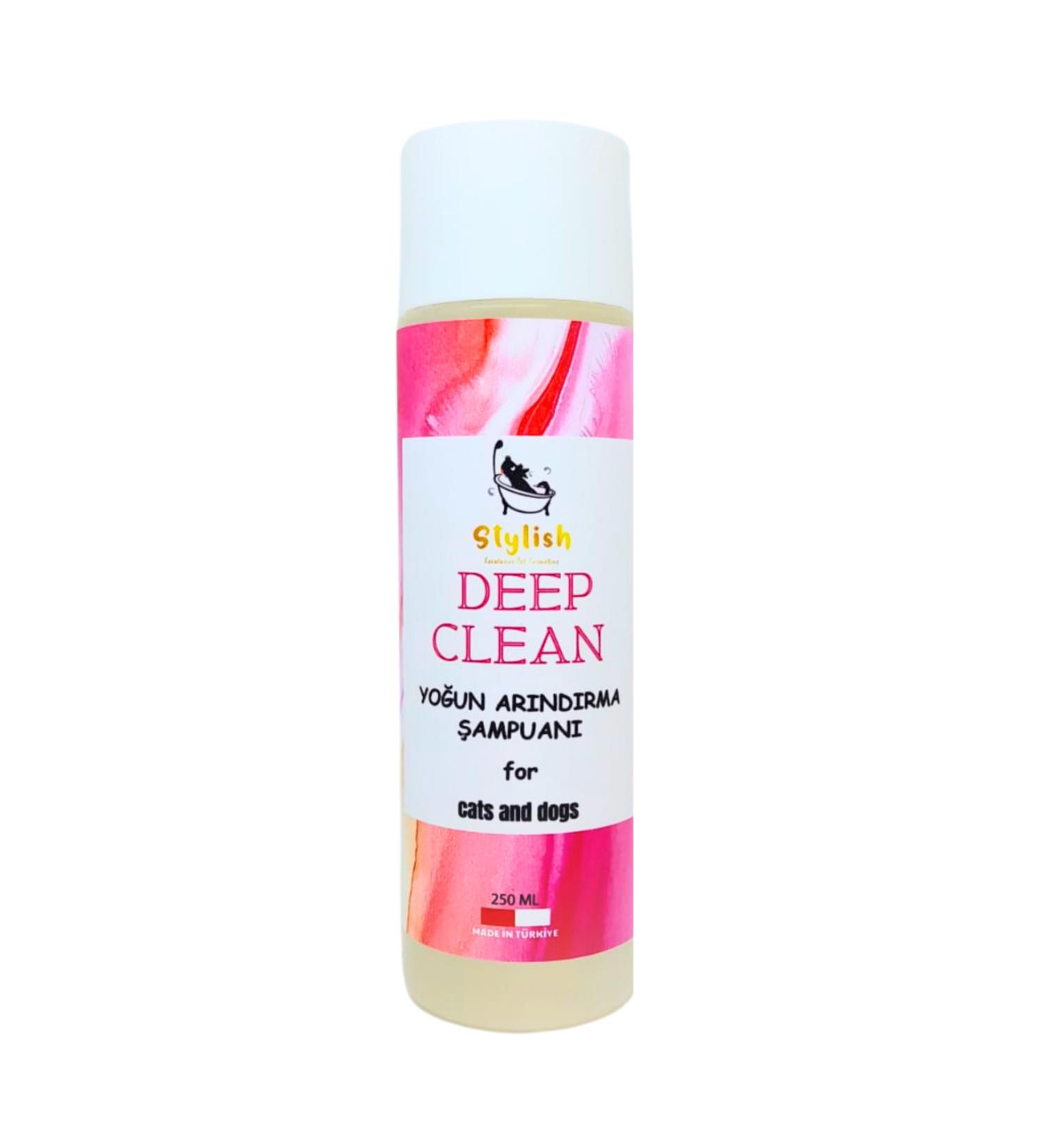 Stylish deep clean purifying shampoo for cats and dogs