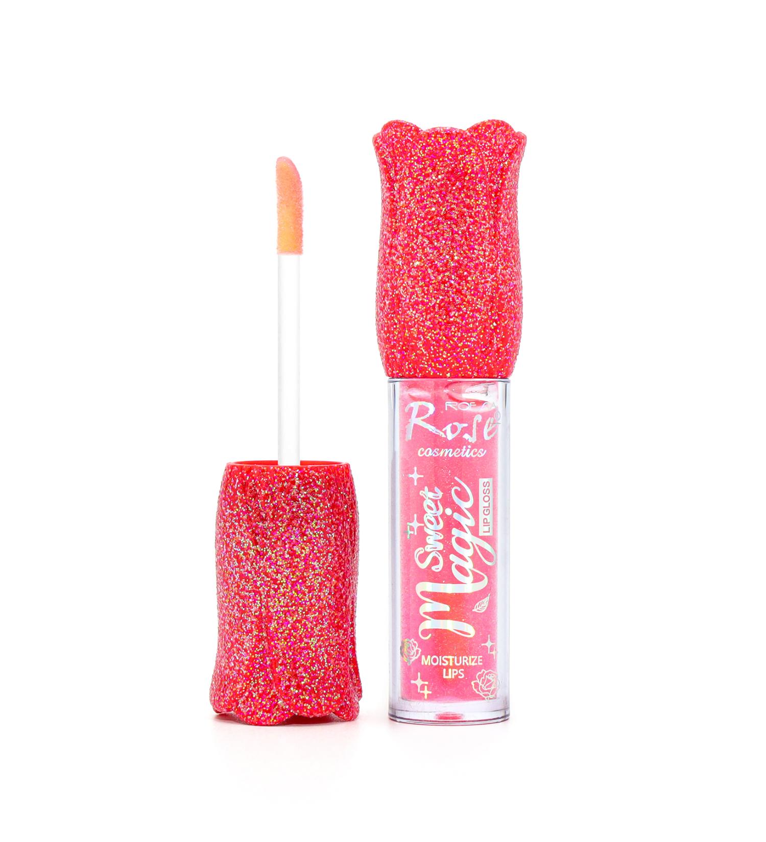 Cosha Beauty Rose Sweet Magic Rose Patterned Glitter Lip Gloss
