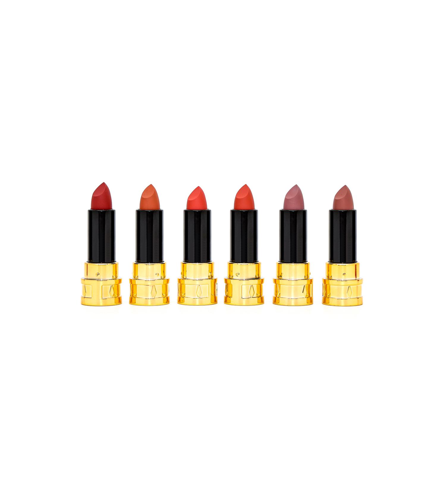 Roesia Rose Cosmetics Rose Color Matte Lip Stick 6-Piece Lipstick Series