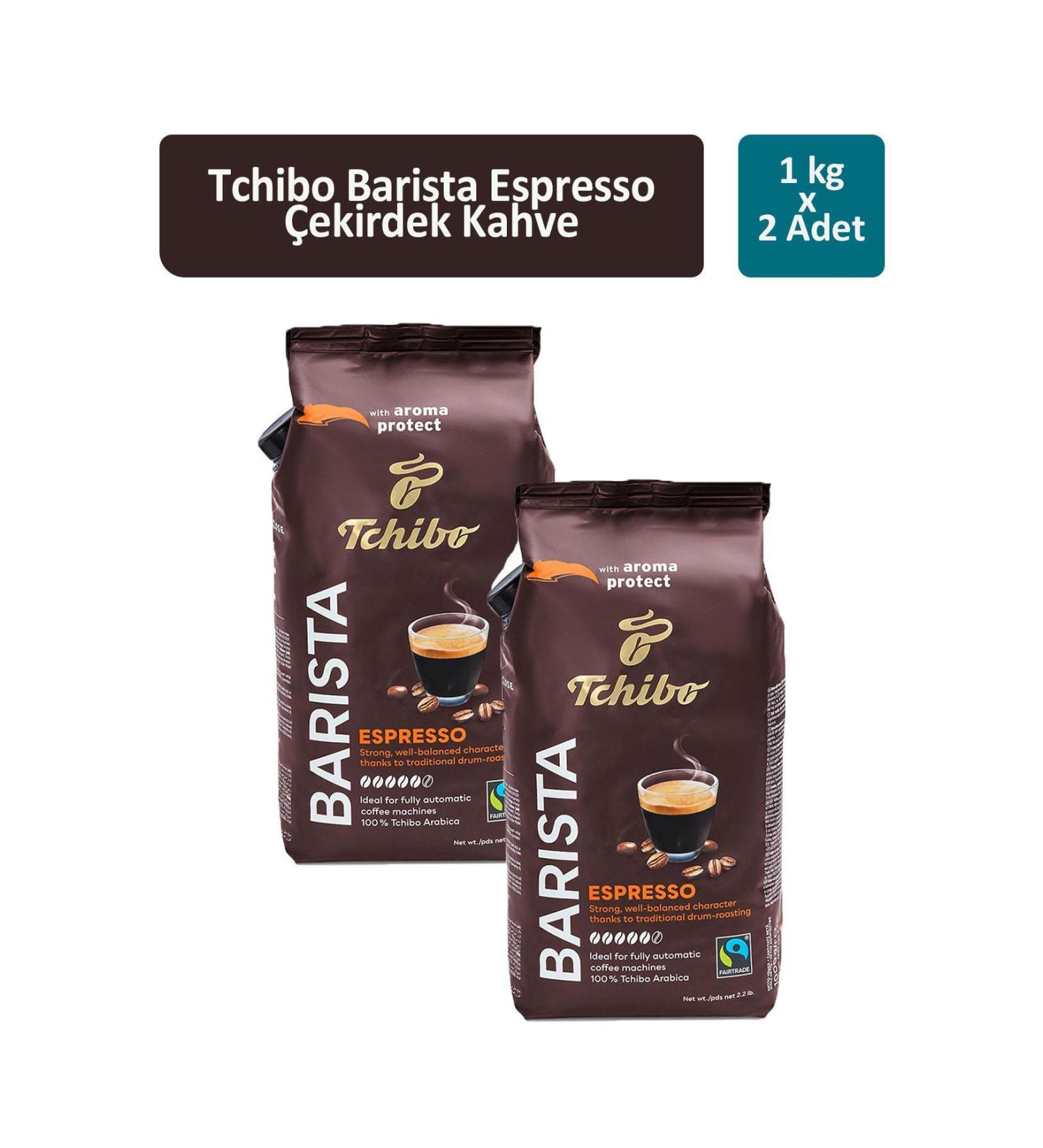 Tchibo Barista Espresso Bean Coffee 1000 gr x 2 Pieces - Buy Online on GoSupps.com