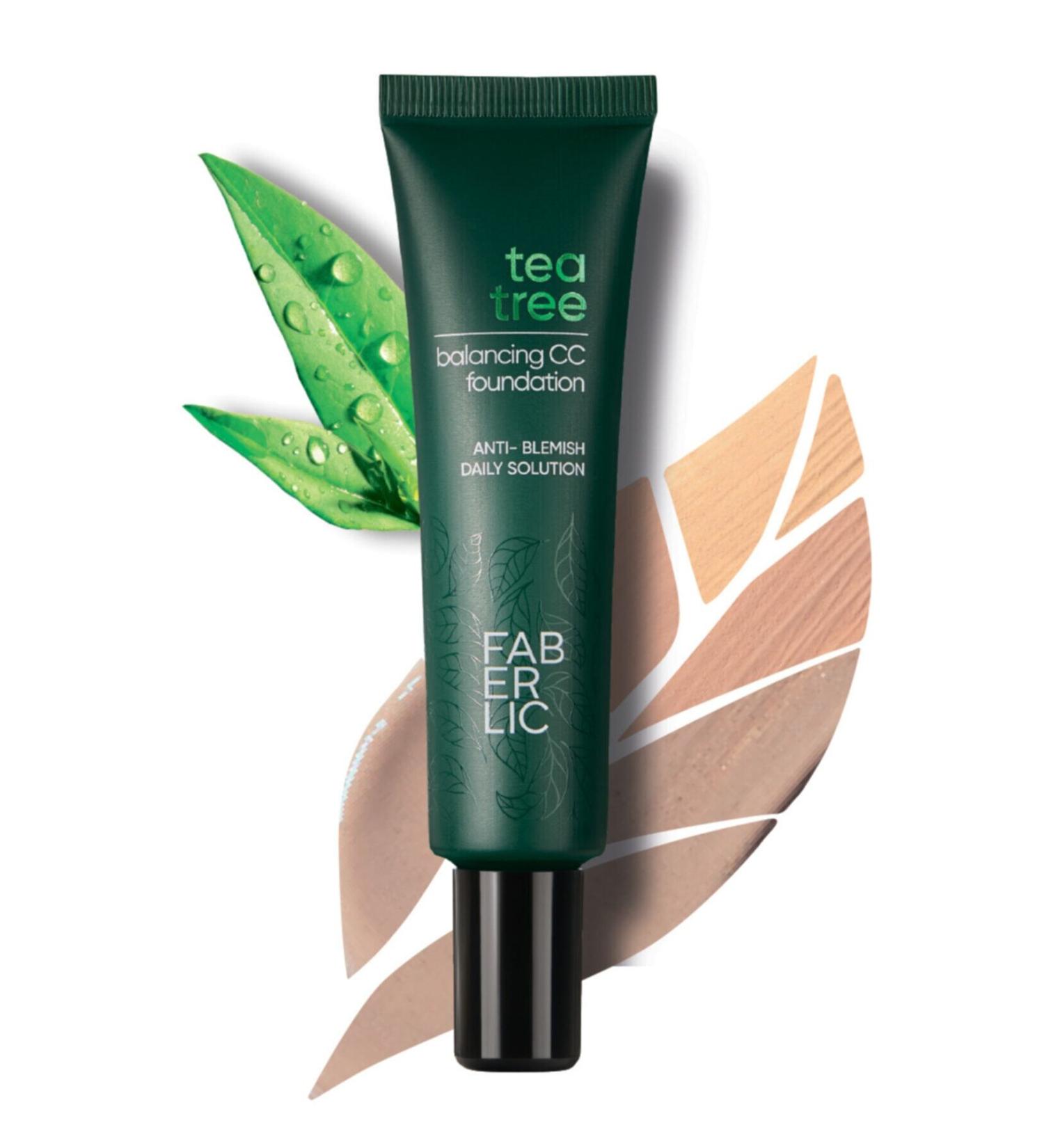 Faberlic Faberlic Glam Team CC Foundation Tea Tree Balancing - Natural Beige - Buy Online on GoSupps.com