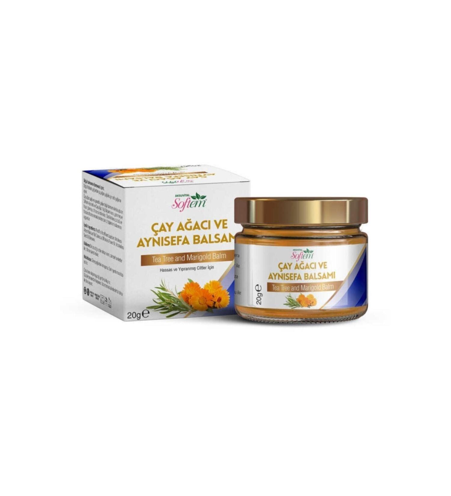 Aksu Vital Tea Tree And Calendula Balm 20 G 1 Piece