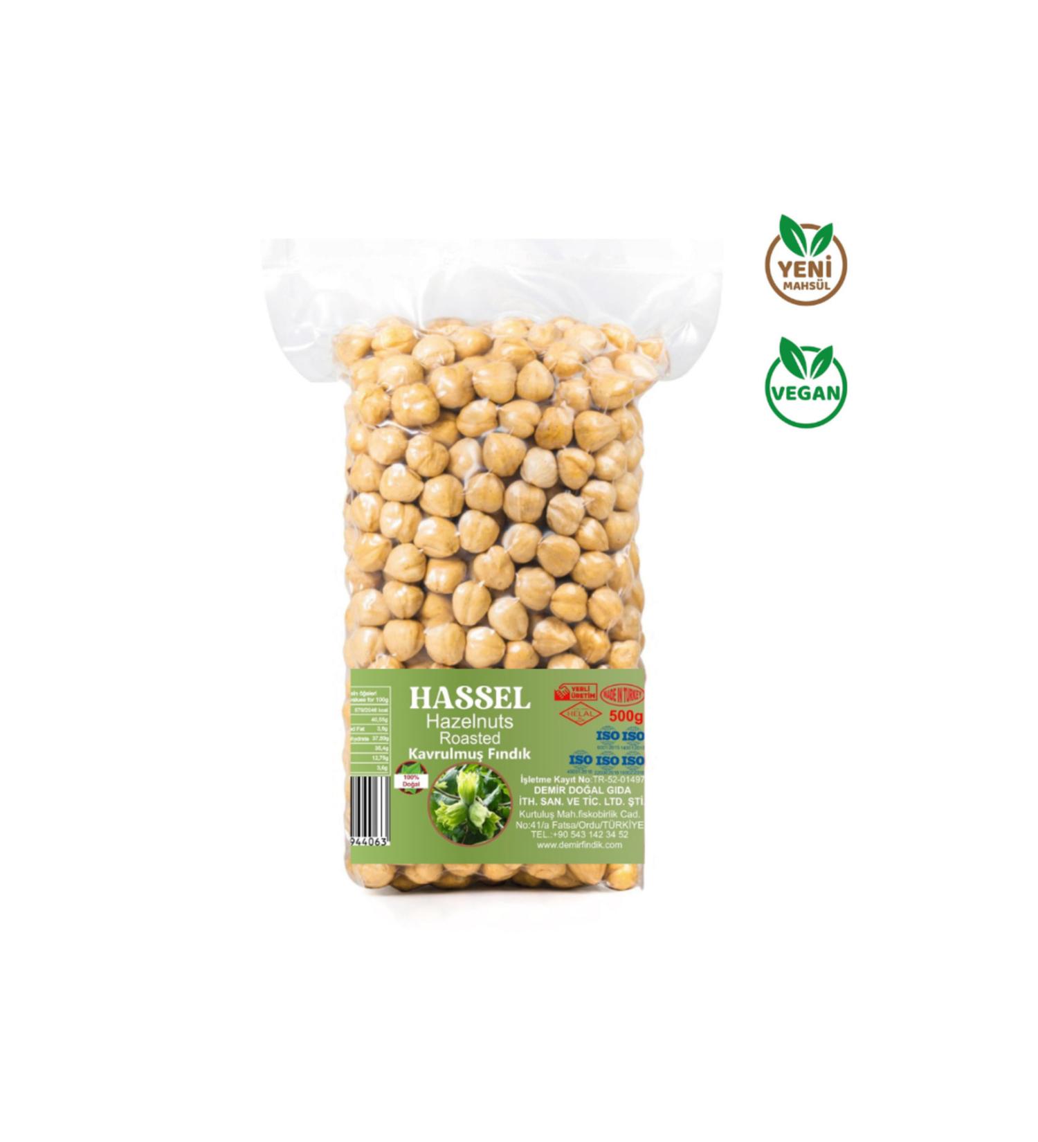 Hassel Roasted Hazelnuts 500g