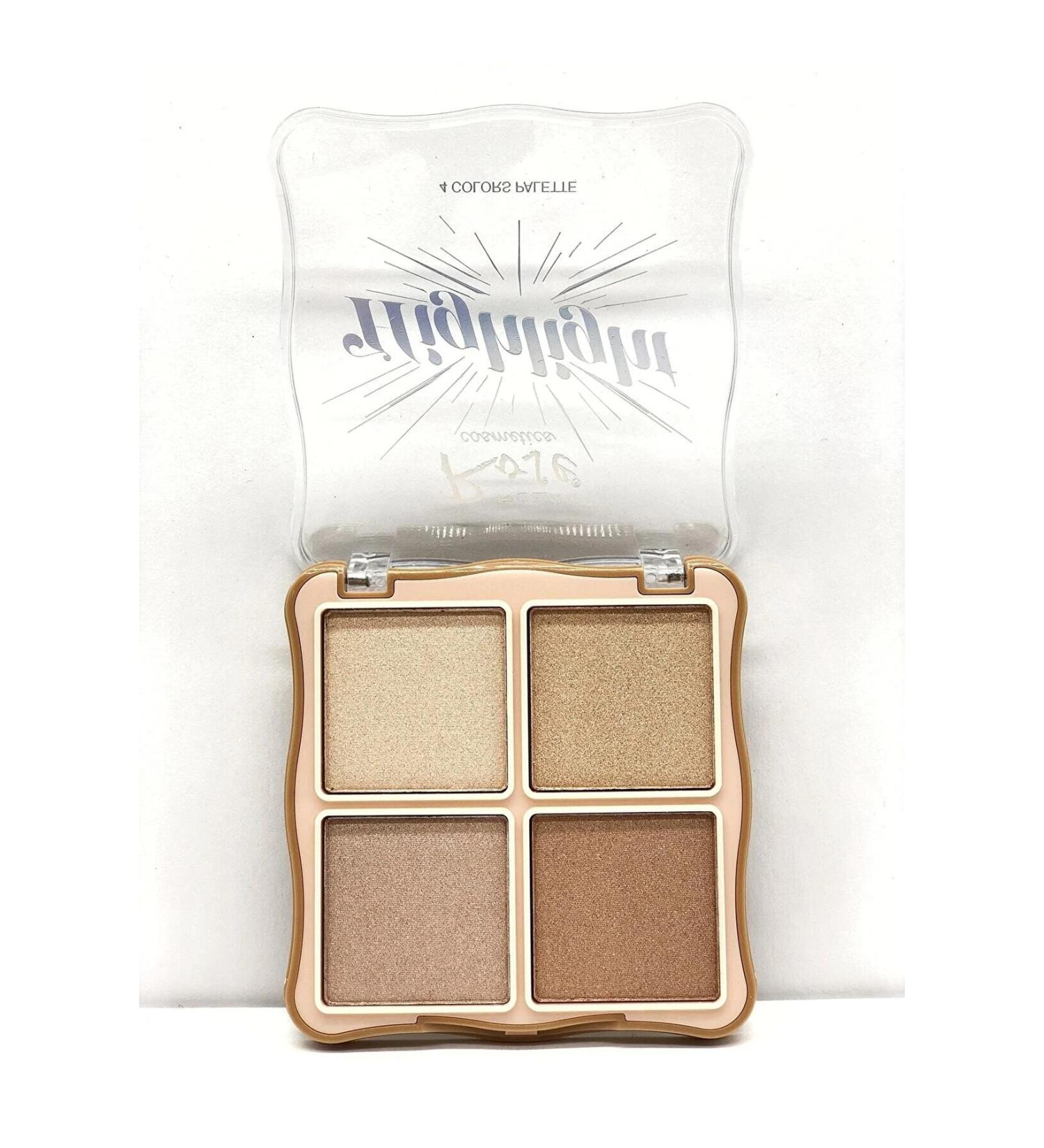 TipsArt Highlight V Face 4-Pack Highlighter Palette