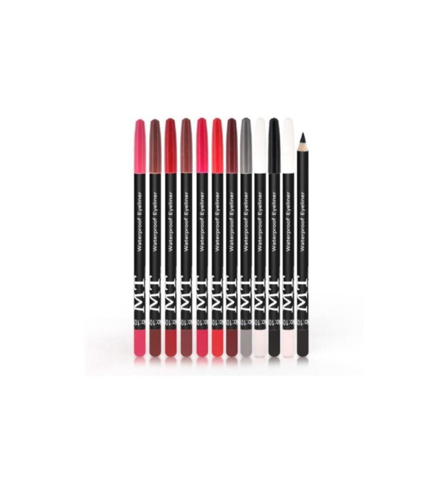 MT Mujgan 12-Piece Lip Pencil Set No:b Mt