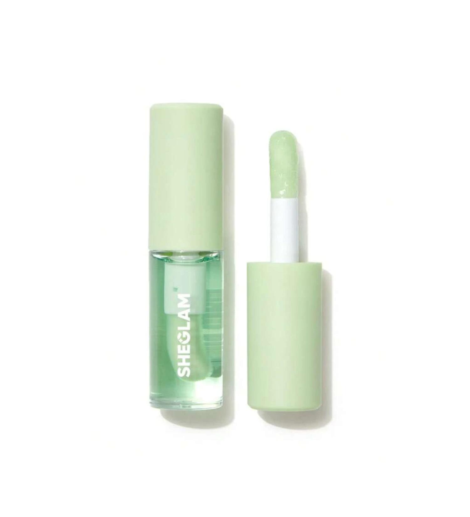 SHEGLAM Jelly Wow Moisturizing Lip Oil Moisturizing Plumping Lip Gloss-Green Apple - Buy Online on GoSupps.com