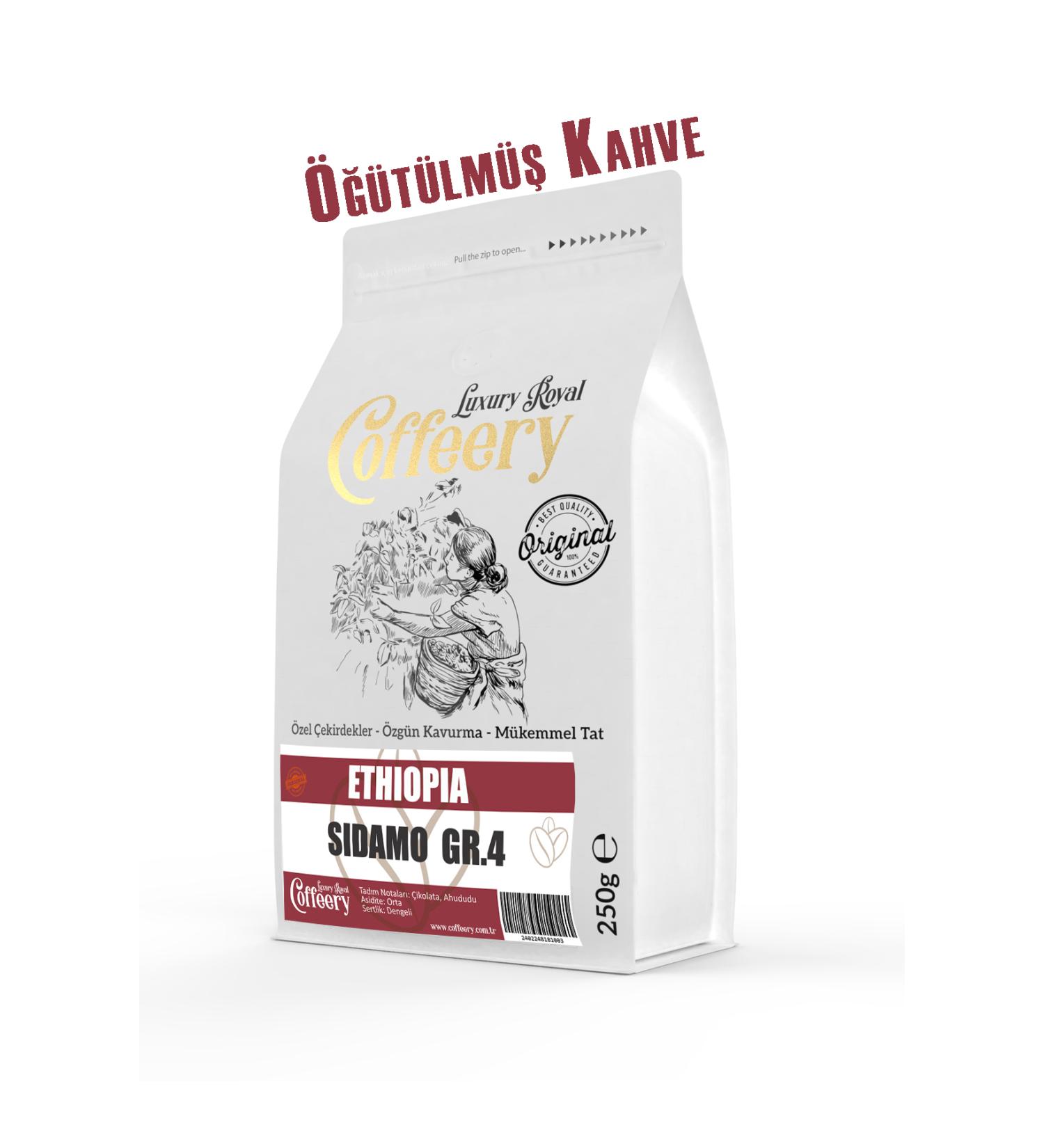 Coffeery Ethiopia Sidamo Gr.4 Local Coffee 1000 gr (Ground)