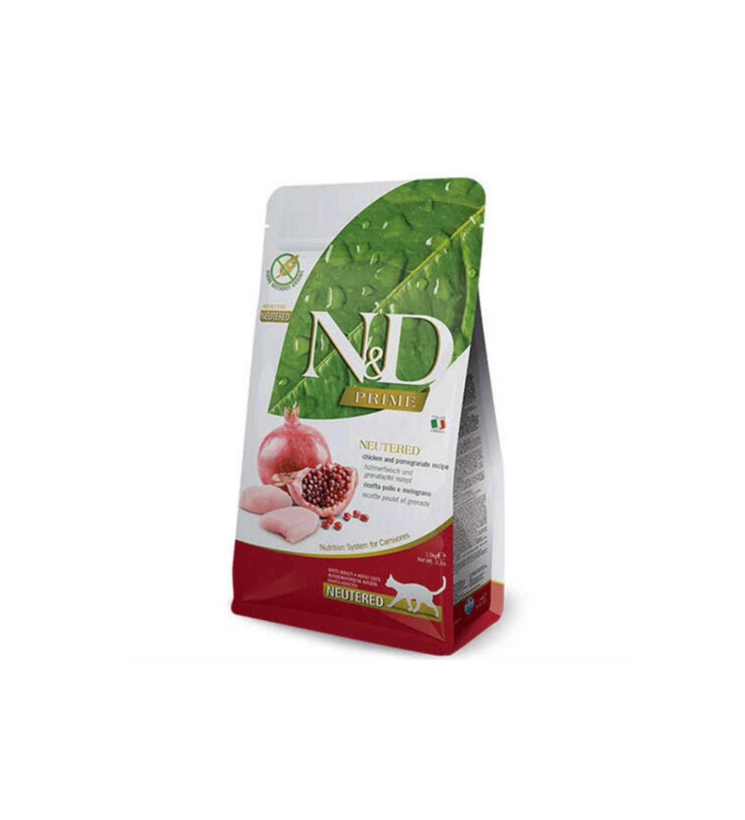 N & D Neo Pet Market Grain-Free Chicken Pomegranate Cat Food - 1.5 Kg