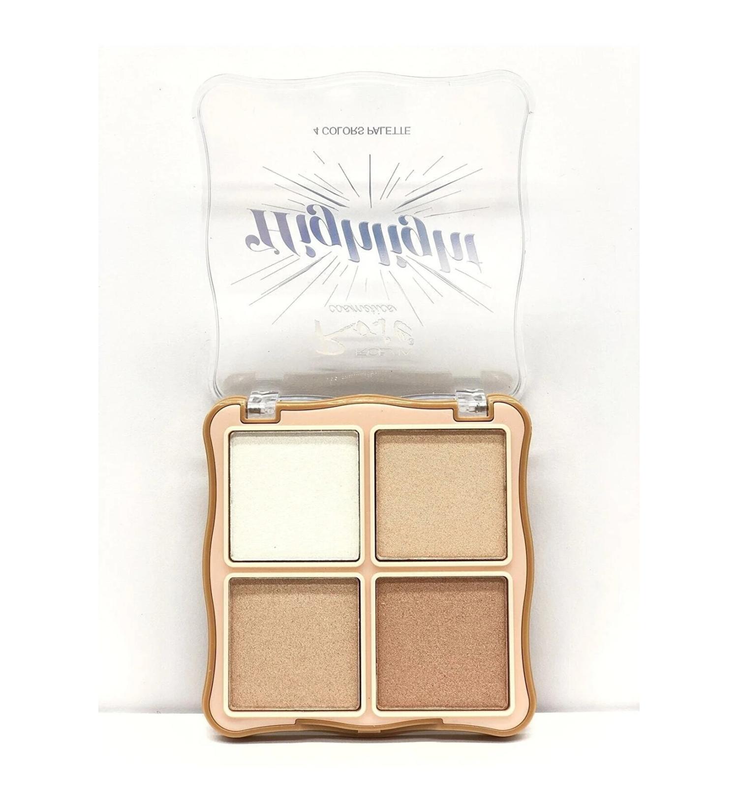TipsArt Highlight V Face 4-Pack Highlighter Palette