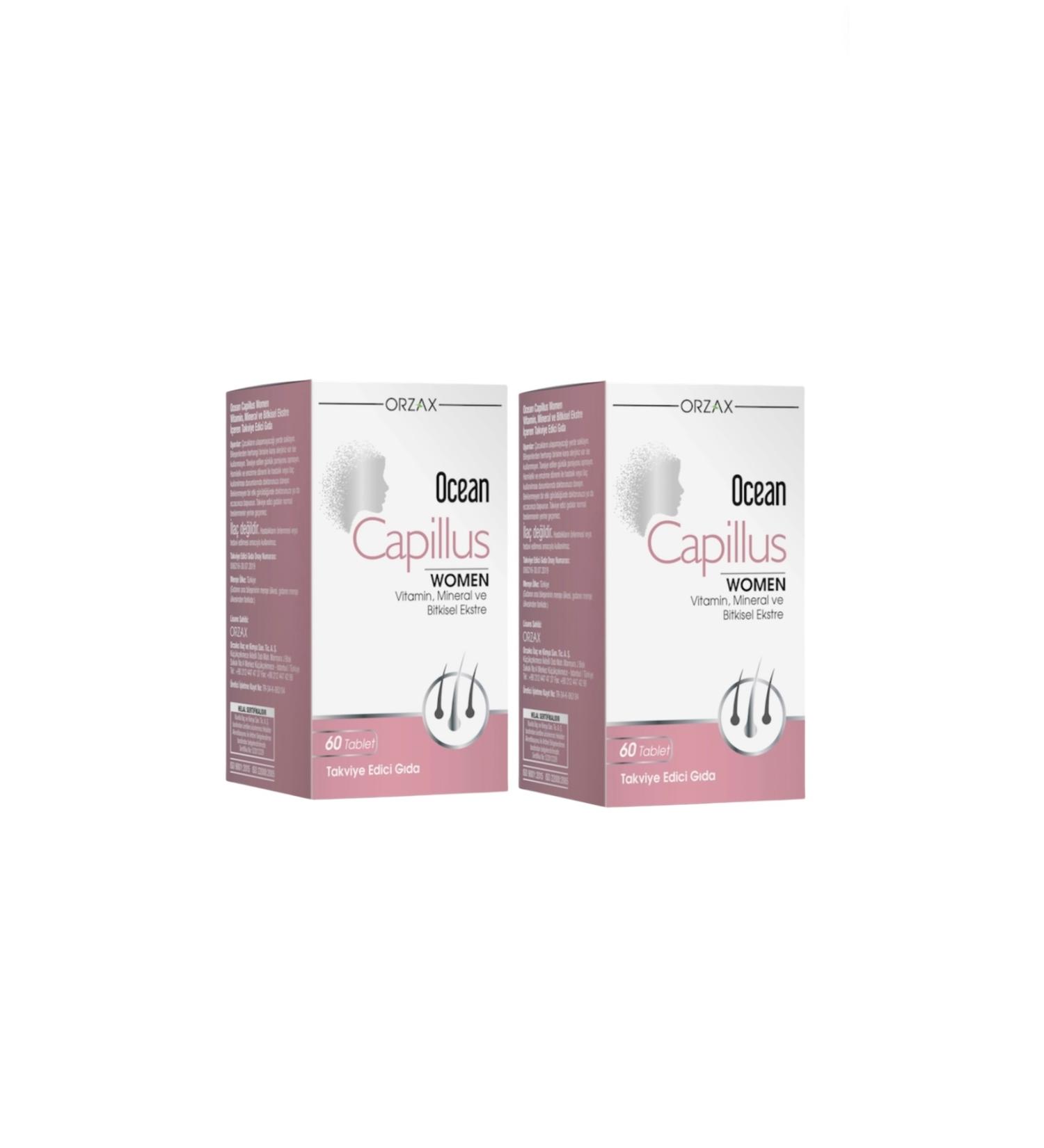 Ocean Ocean Capillus Women 60 Tablets 2 Pieces