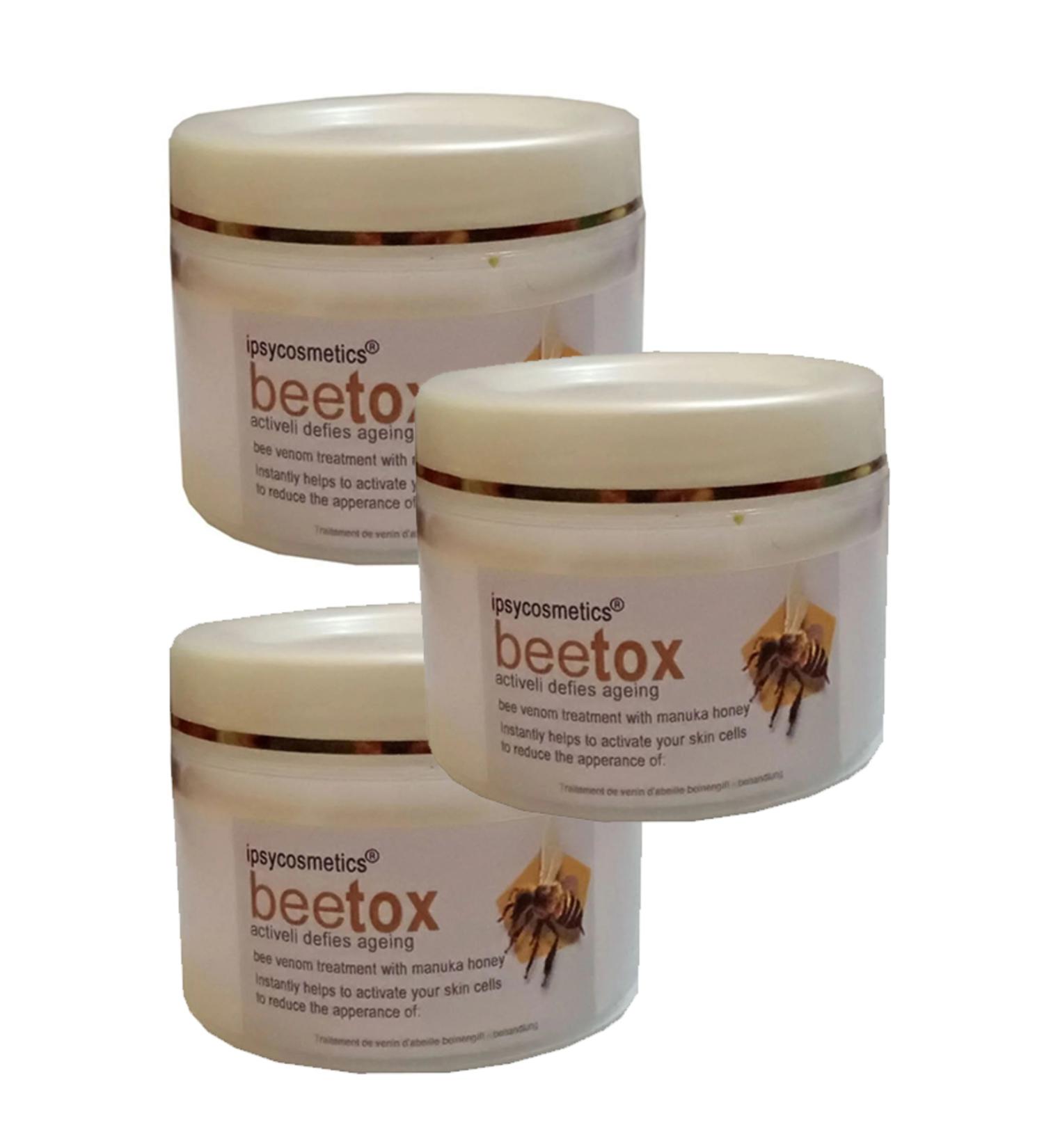 BEETOX Bee Tox Bee Venom Anti-Wrinkle Cream 100 ml x 3 pcs.