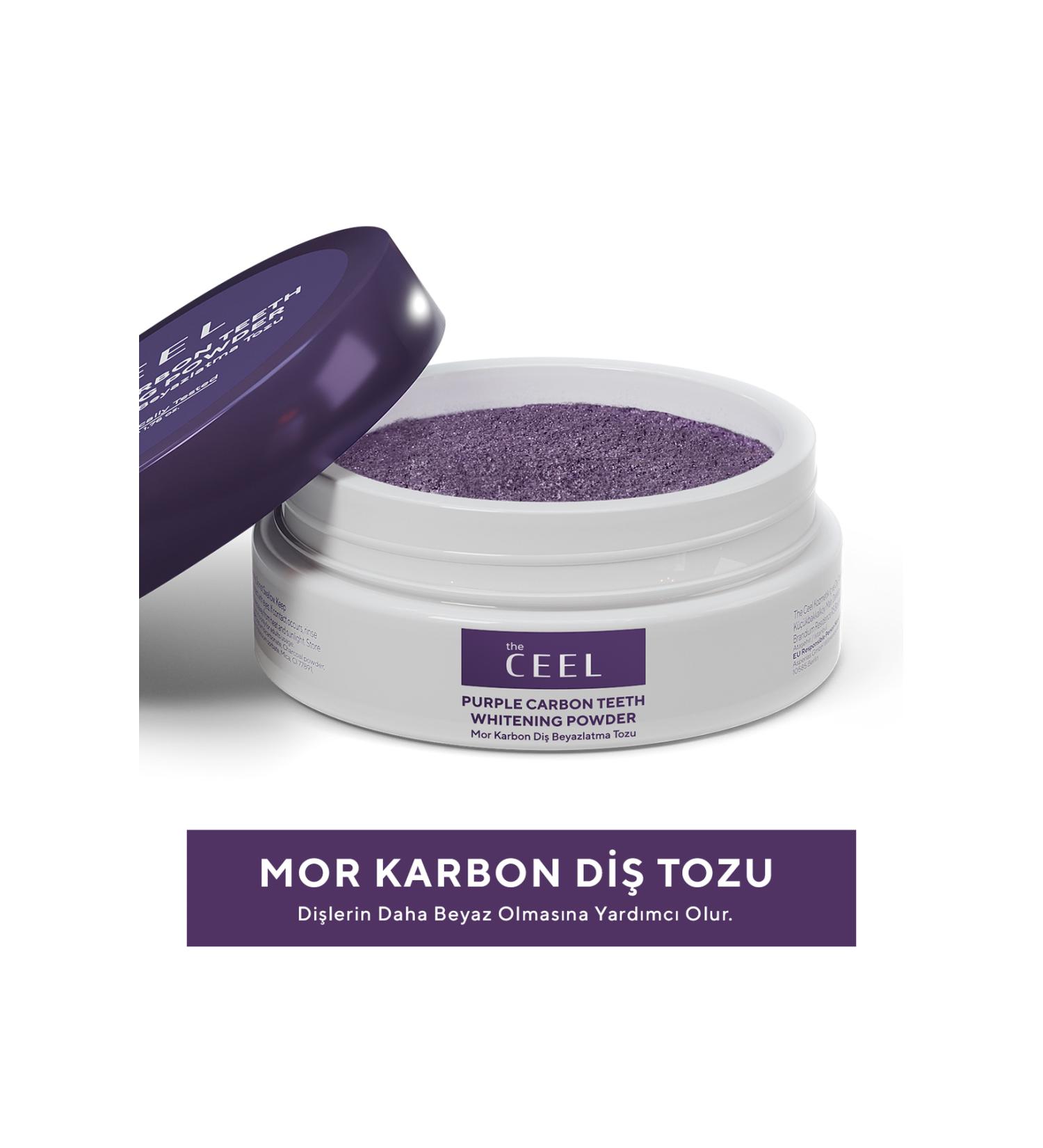 The Ceel Teeth Whitening Active Purple Carbon Tooth Powder 50 gr - Buy Online on GoSupps.com