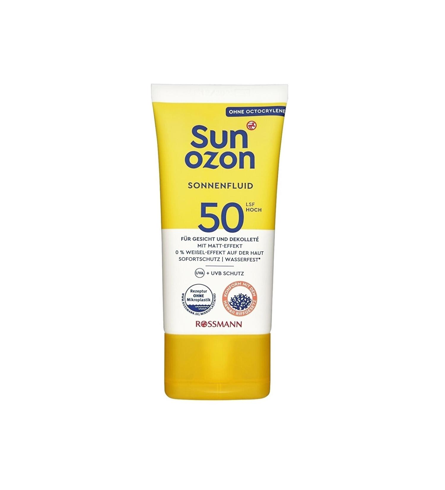 CARPET TUT SunOzon SUNSCREEN Face Cream SPF50 50ML FOR SENSITIVE AND DRY SKIN