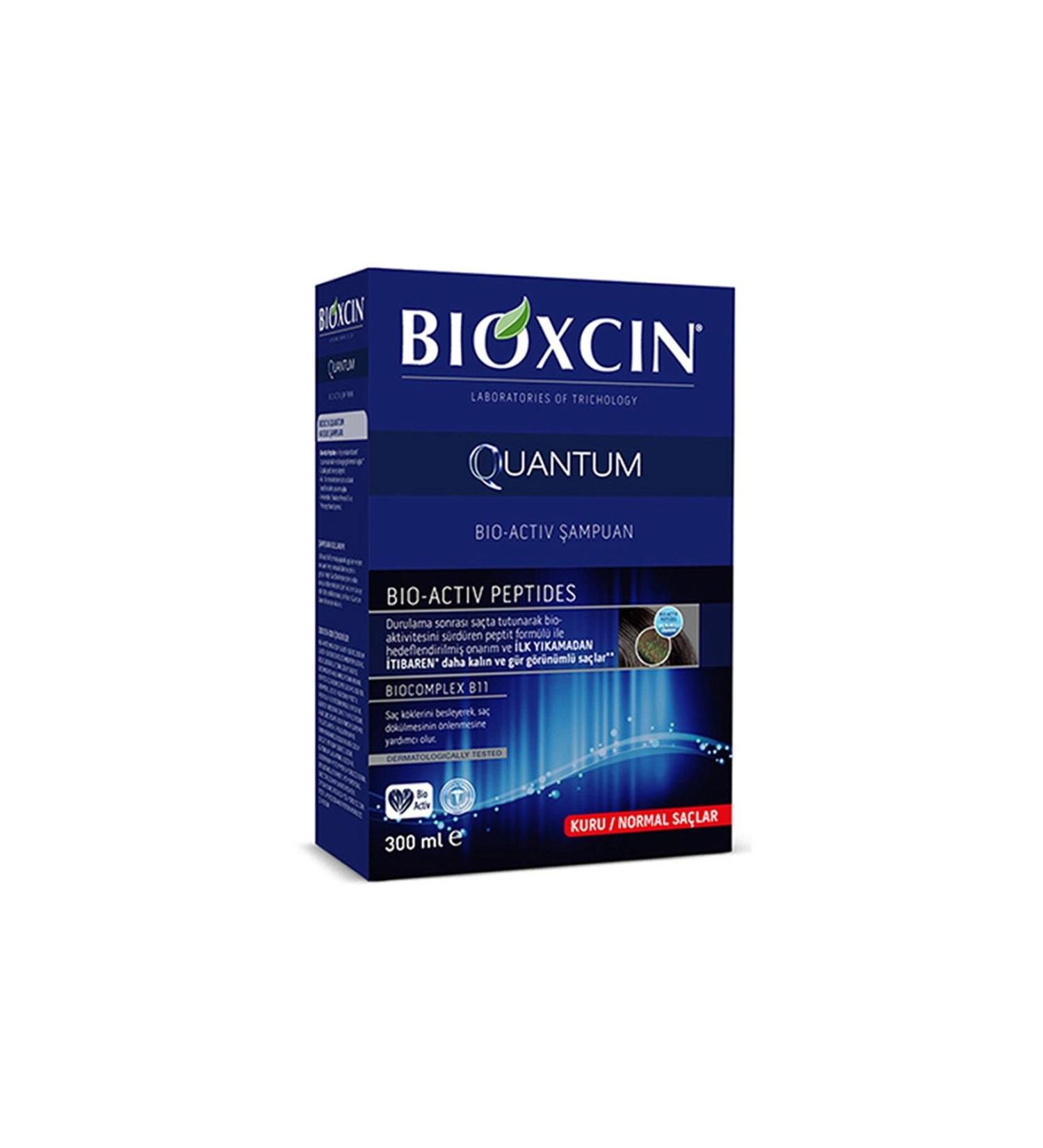 Bioxcin Quantum Shampoo for Dry and Normal Hair Helping to Provide Thicker and More Lush Appearance 300ml
