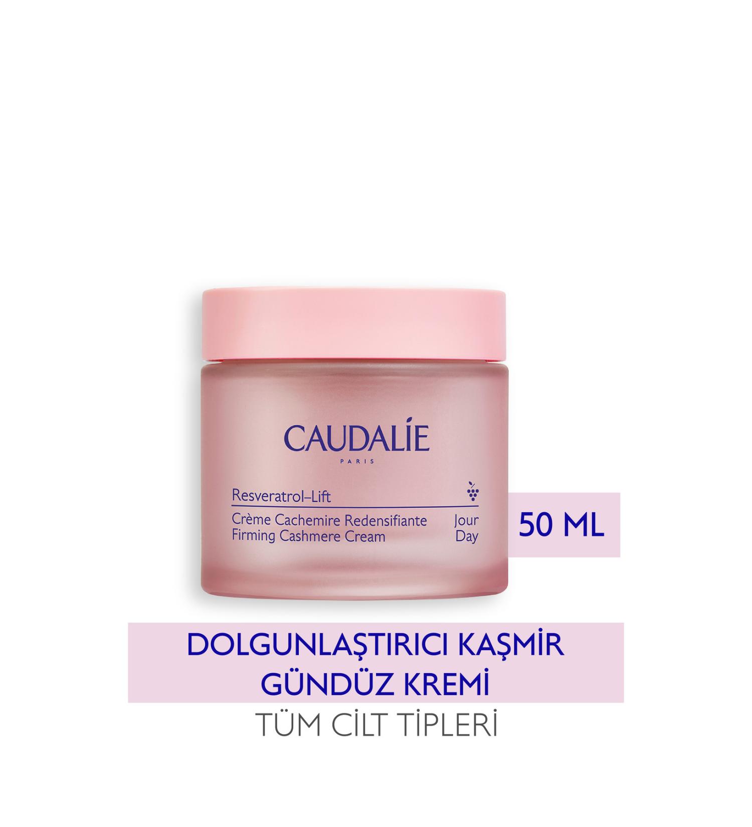 Caudalie RESVERATROL-LIFT BR GHTENING-SH NING CASHMERE DAY CARE CREAM DEMBA4074 - Buy Online on GoSupps.com