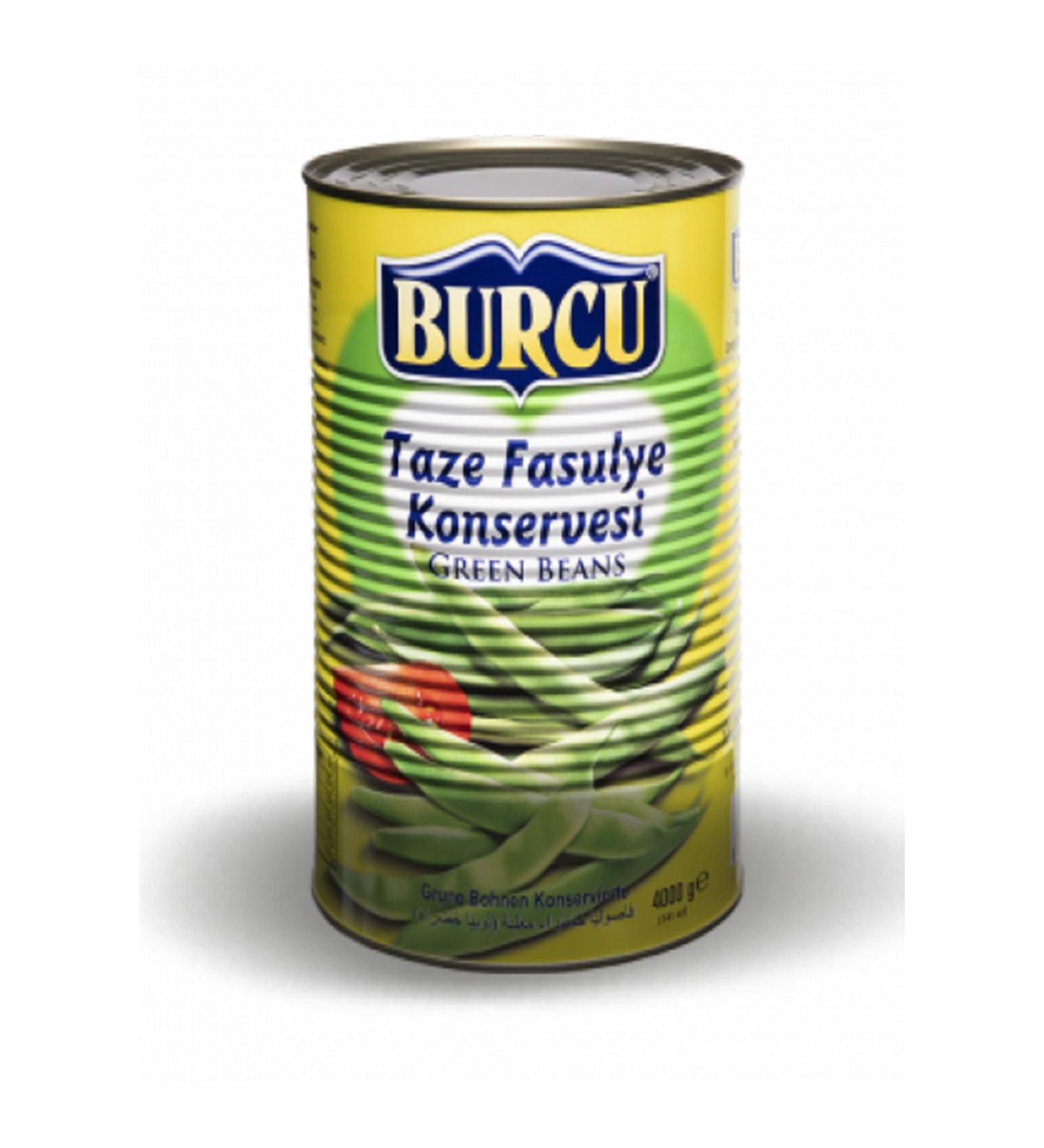 BURCU 4000 grams of burcu green beans canned