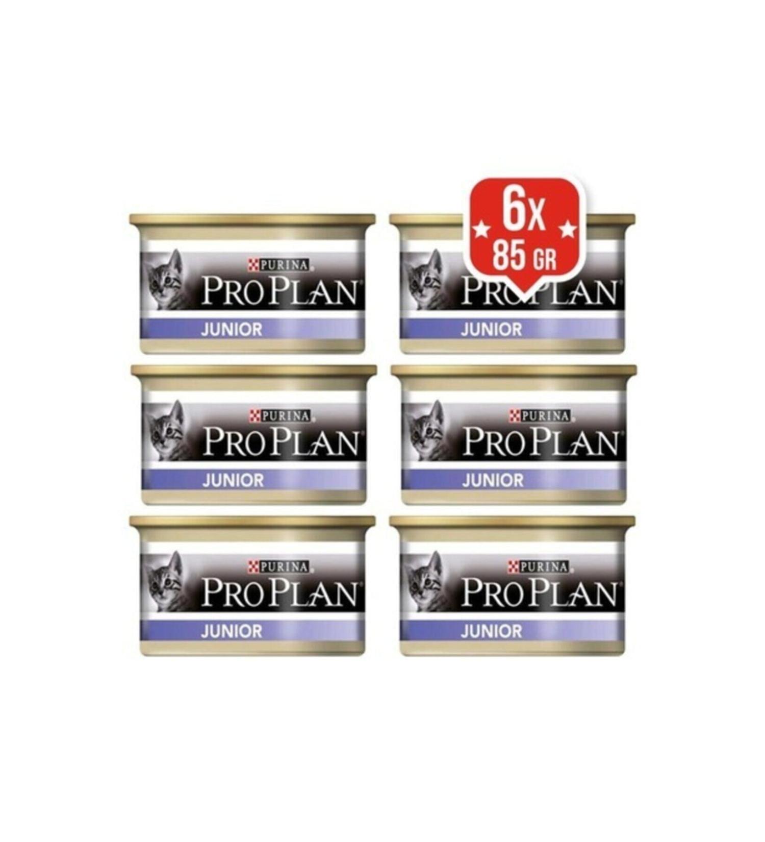 Pro Plan Pro Plan Junior Canned Cat Food Chicken 85 G 6 Pieces
