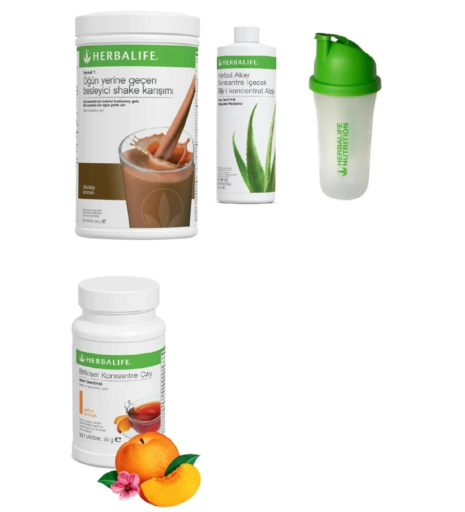 Herbalife Herbal Peach 51 gr Tea 2 Pieces Full Set 102 gr Tea