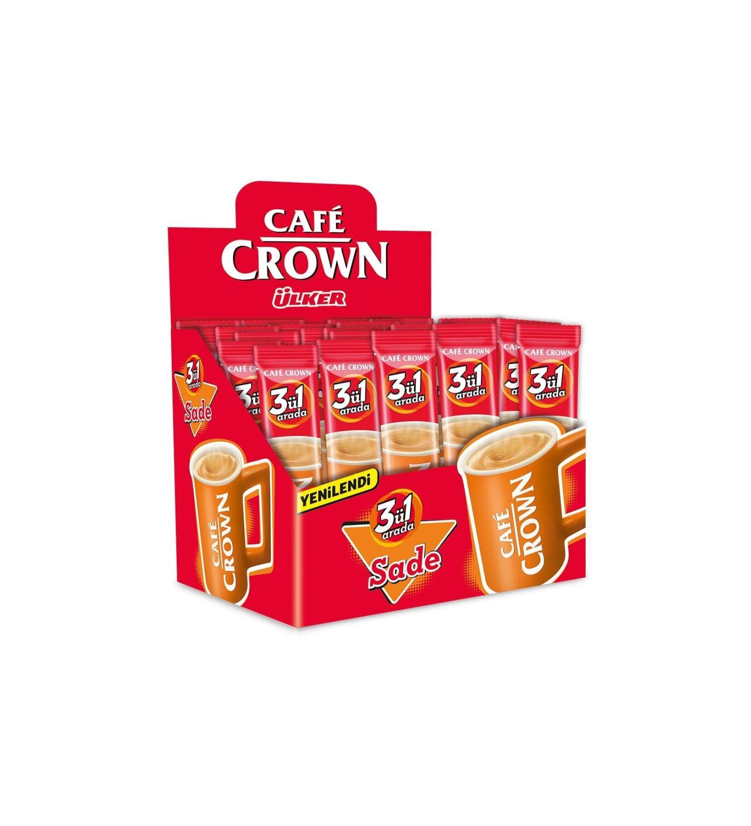 Ulker Cafe Crown 3in1 Plain 17.5gr 40 pieces
